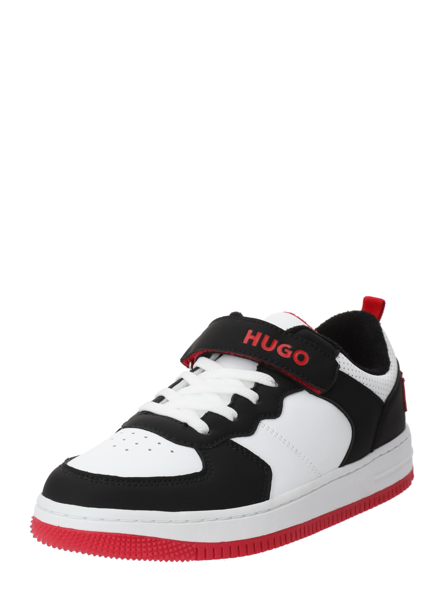 HUGO Sportcipő  piros / fekete / fehér