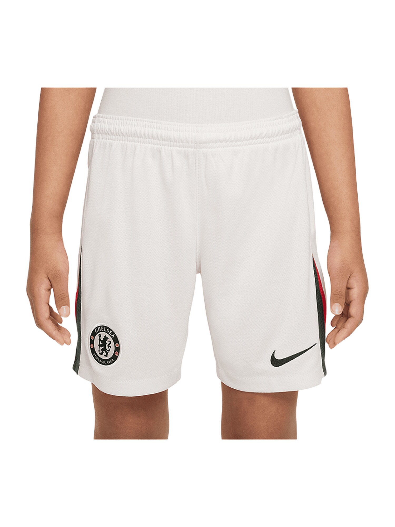 NIKE Športne hlače 'FC Chelsea London'  rdeča / črna / off-bela