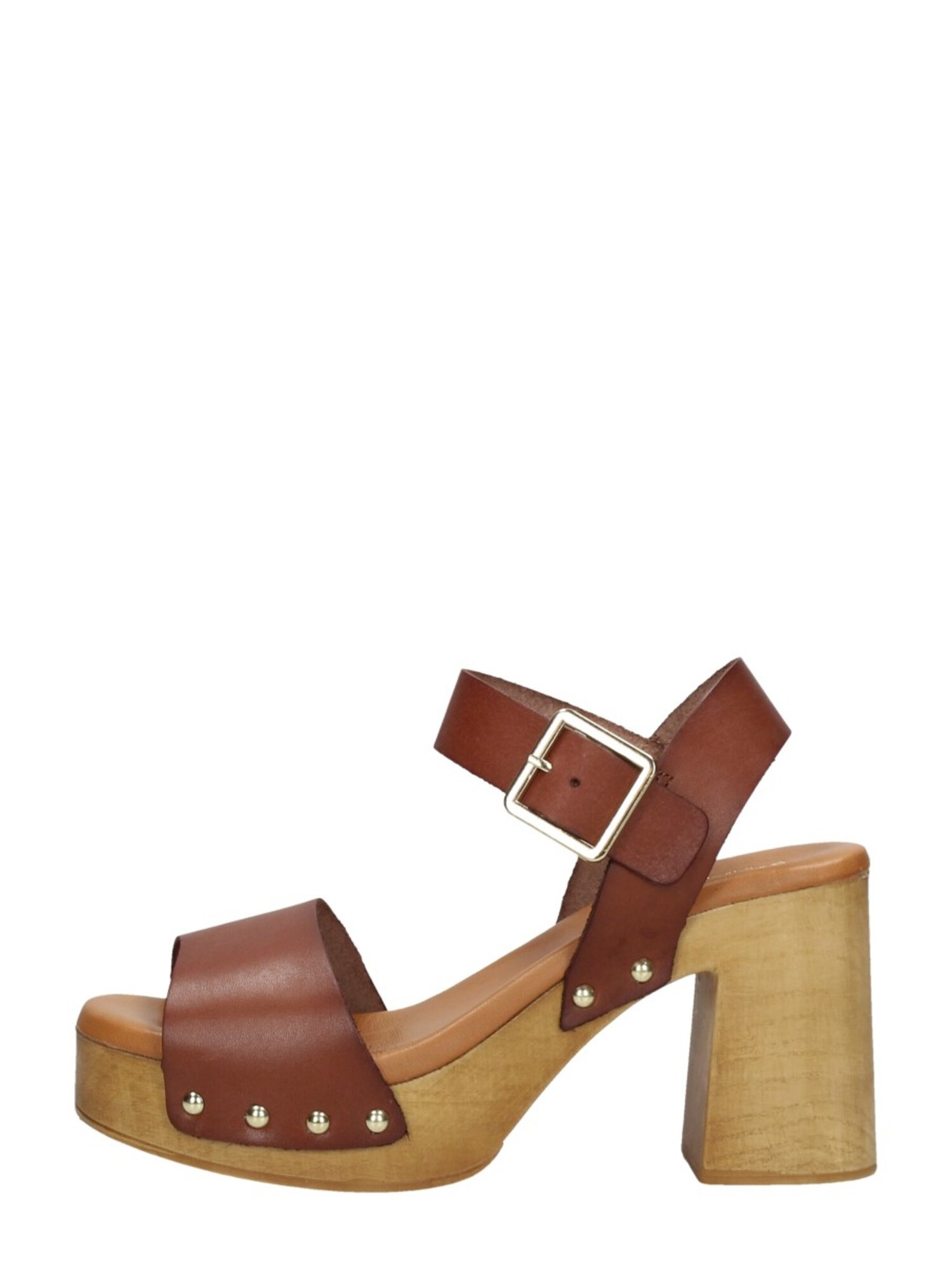 Red-Rag Sandaal 'Sandalen Hak' Cognac
