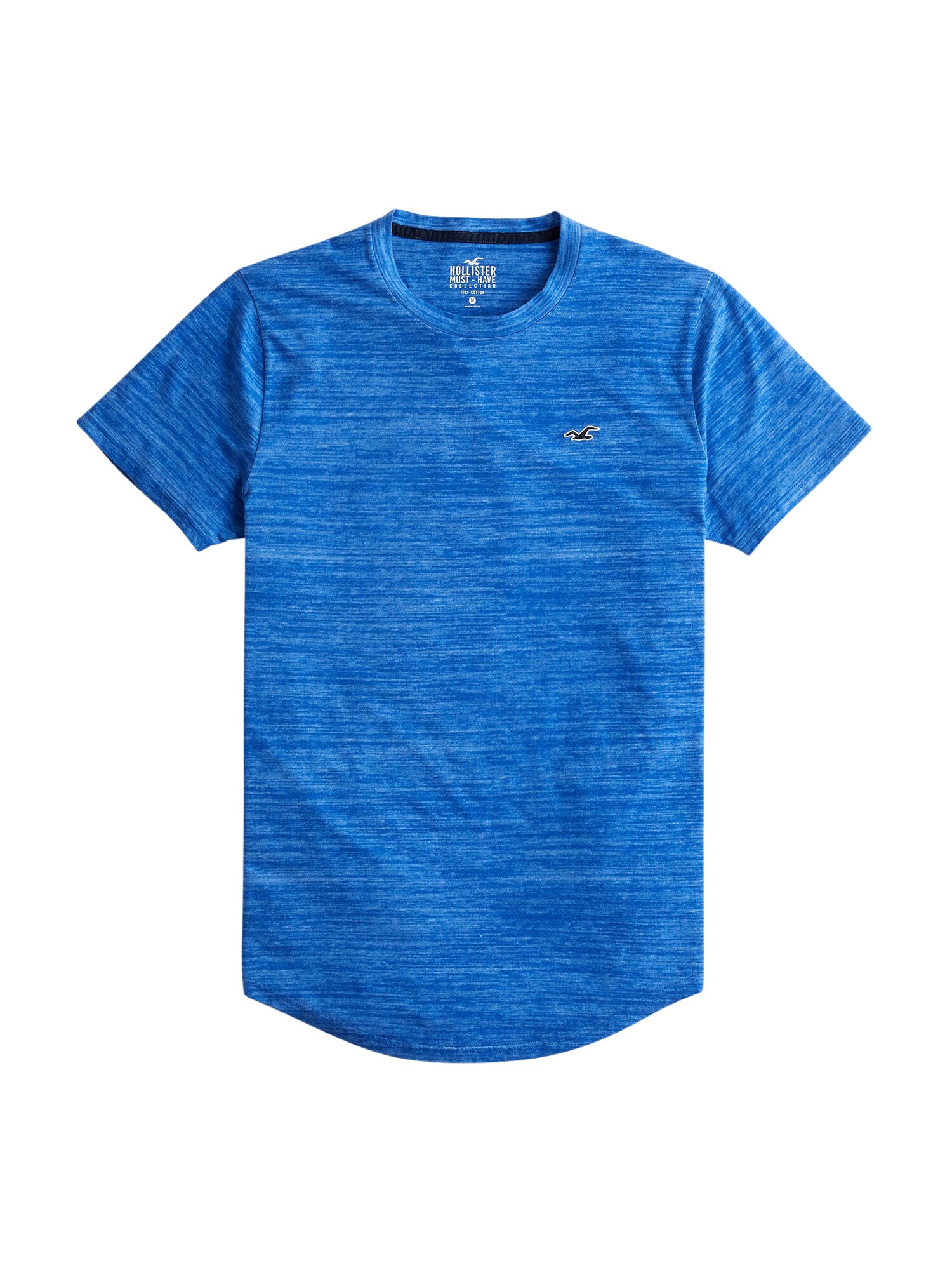 HOLLISTER Marškinėliai  mėlyna / juoda / balta