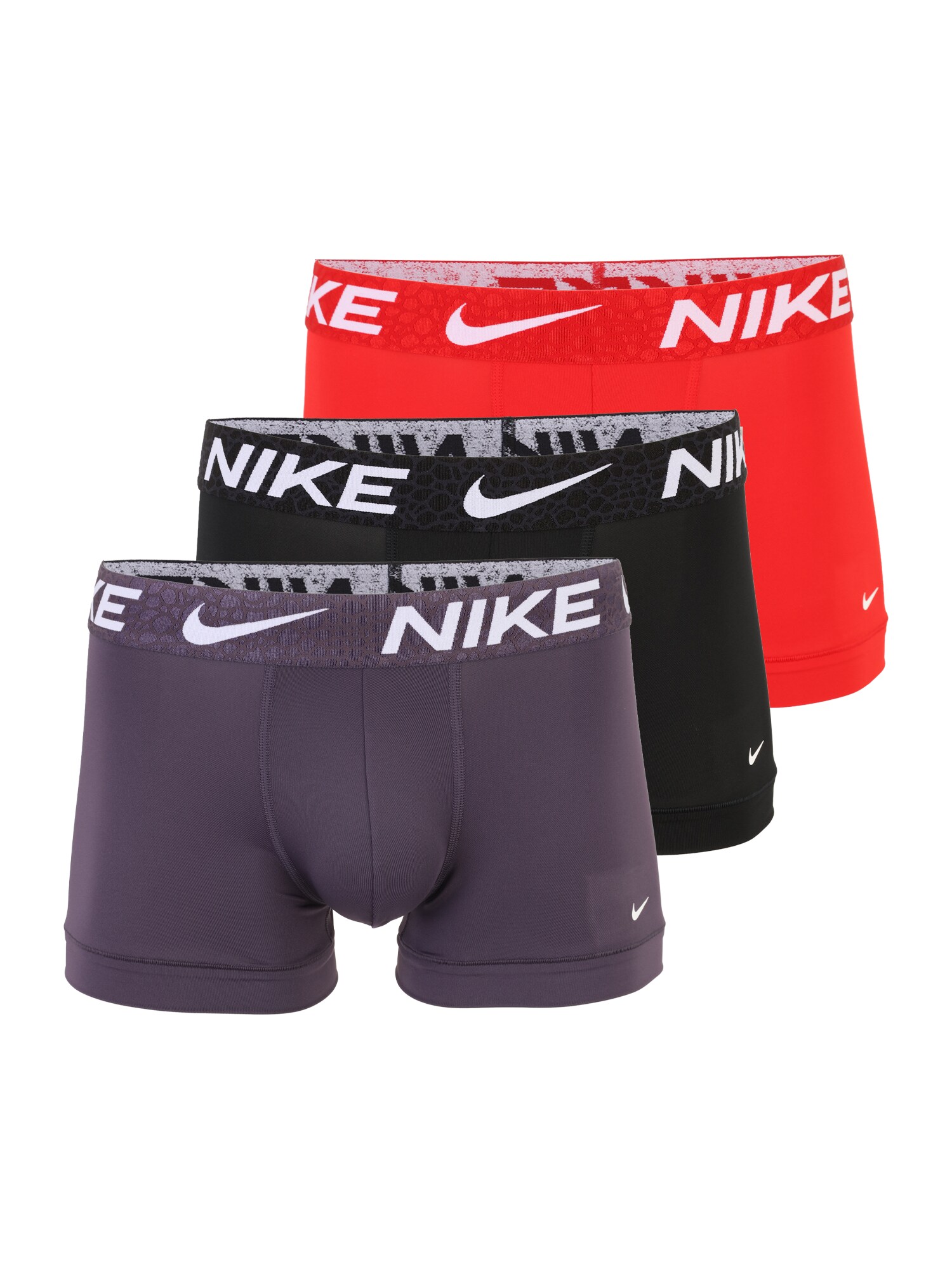 NIKE Underwear Boxeri  gri taupe / roșu / negru / alb
