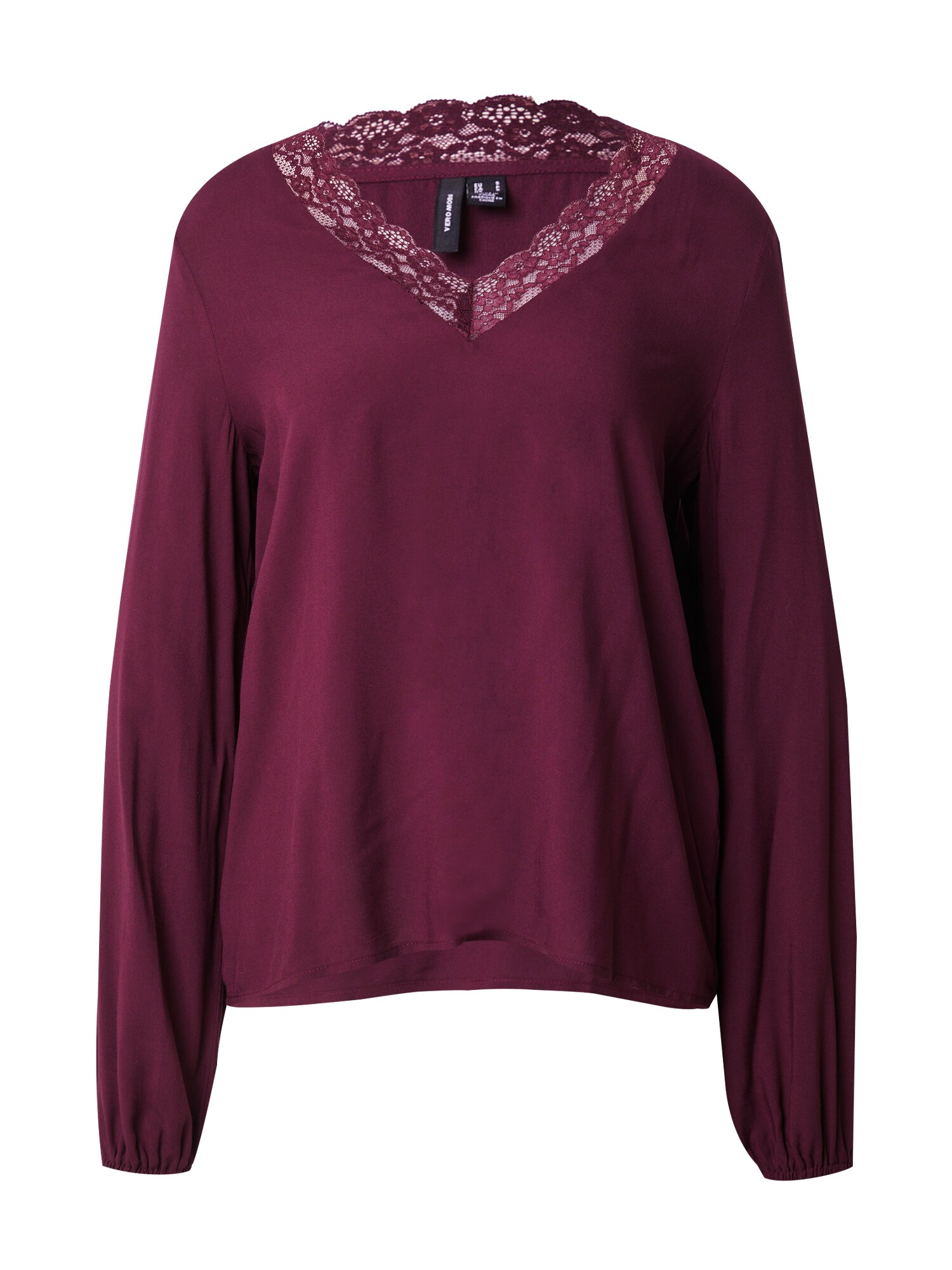 VERO MODA Bluză LILOU  roșu vin