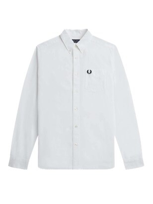 Fred Perry Overhemd Zwart / Wit