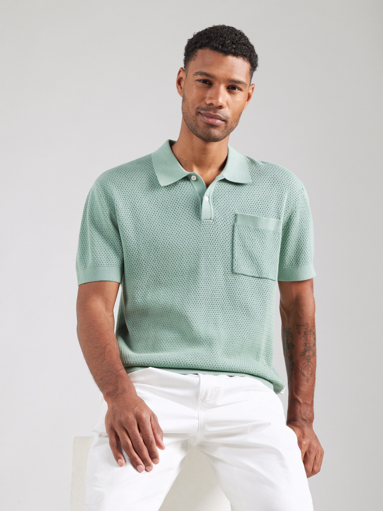 Pepe Jeans Pulóver 'Preston'  menta termék 2. képe