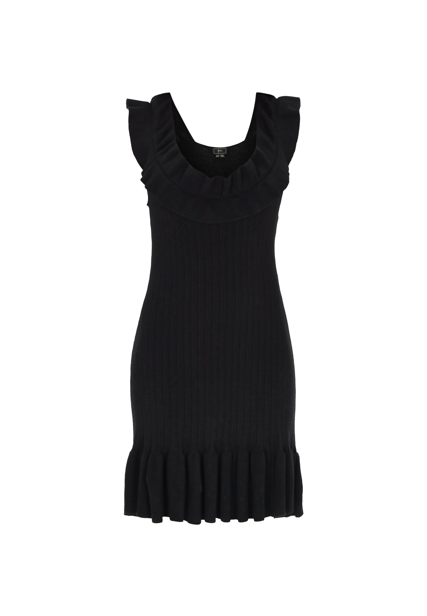 faina Vestido de punto  negro