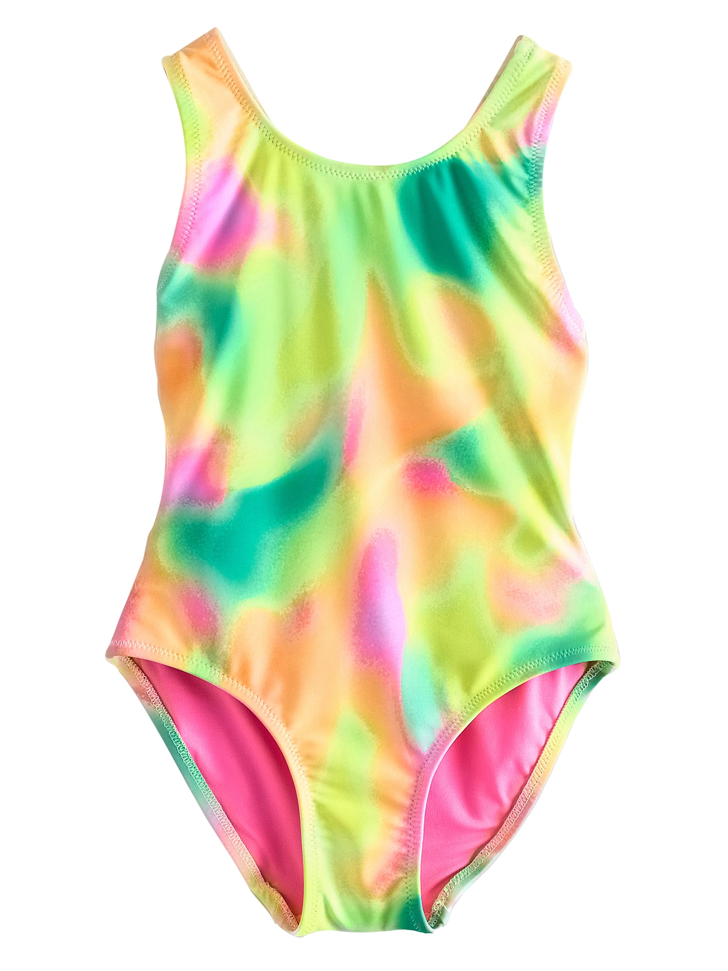Next Costum de baie întreg  galben / verde deschis / portocaliu deschis / roz deschis
