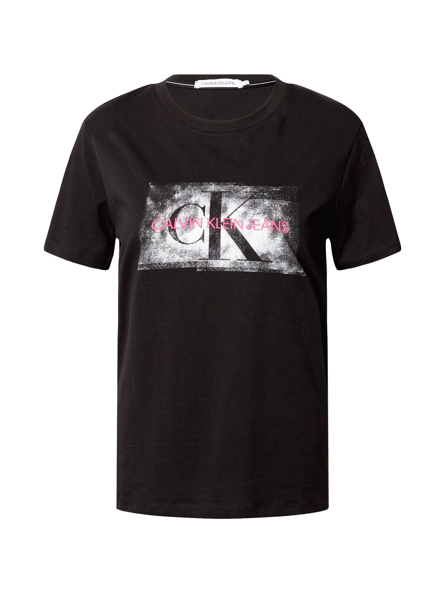 Calvin Klein Jeans Marškinėliai  juoda / mišrios spalvos