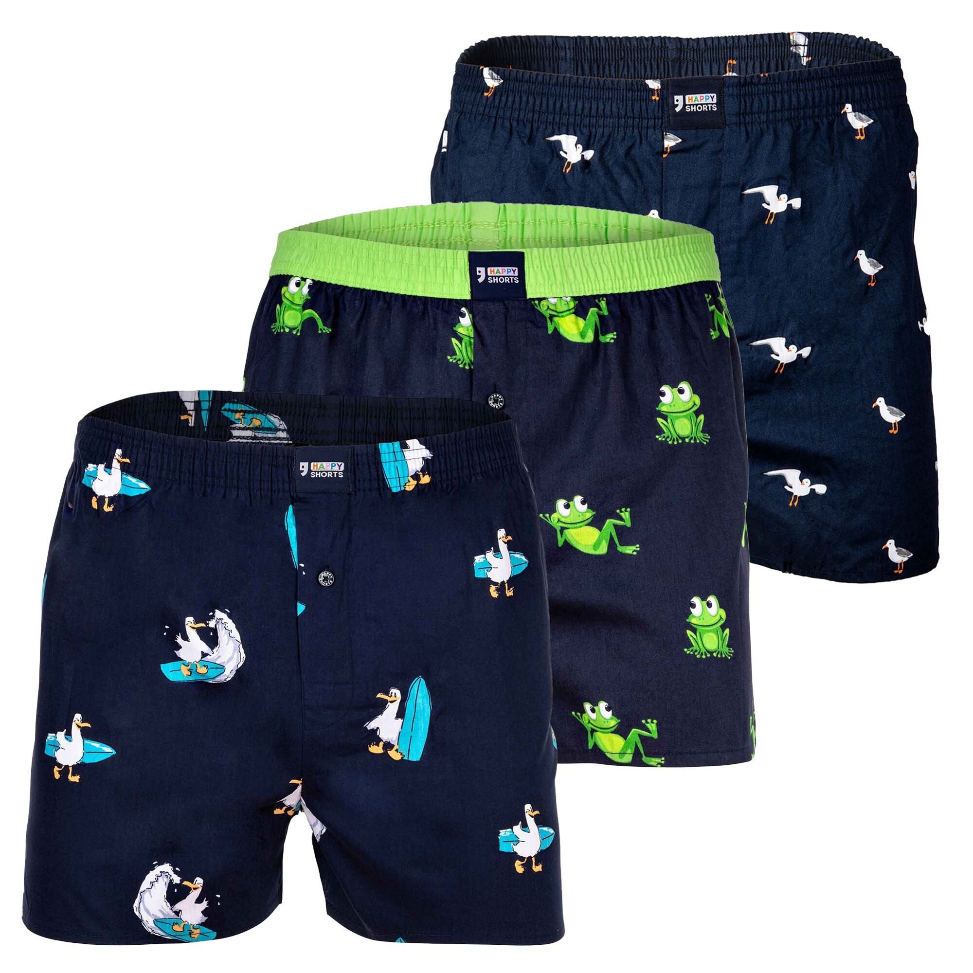 Happy Shorts Calzoncillo boxer  azul oscuro