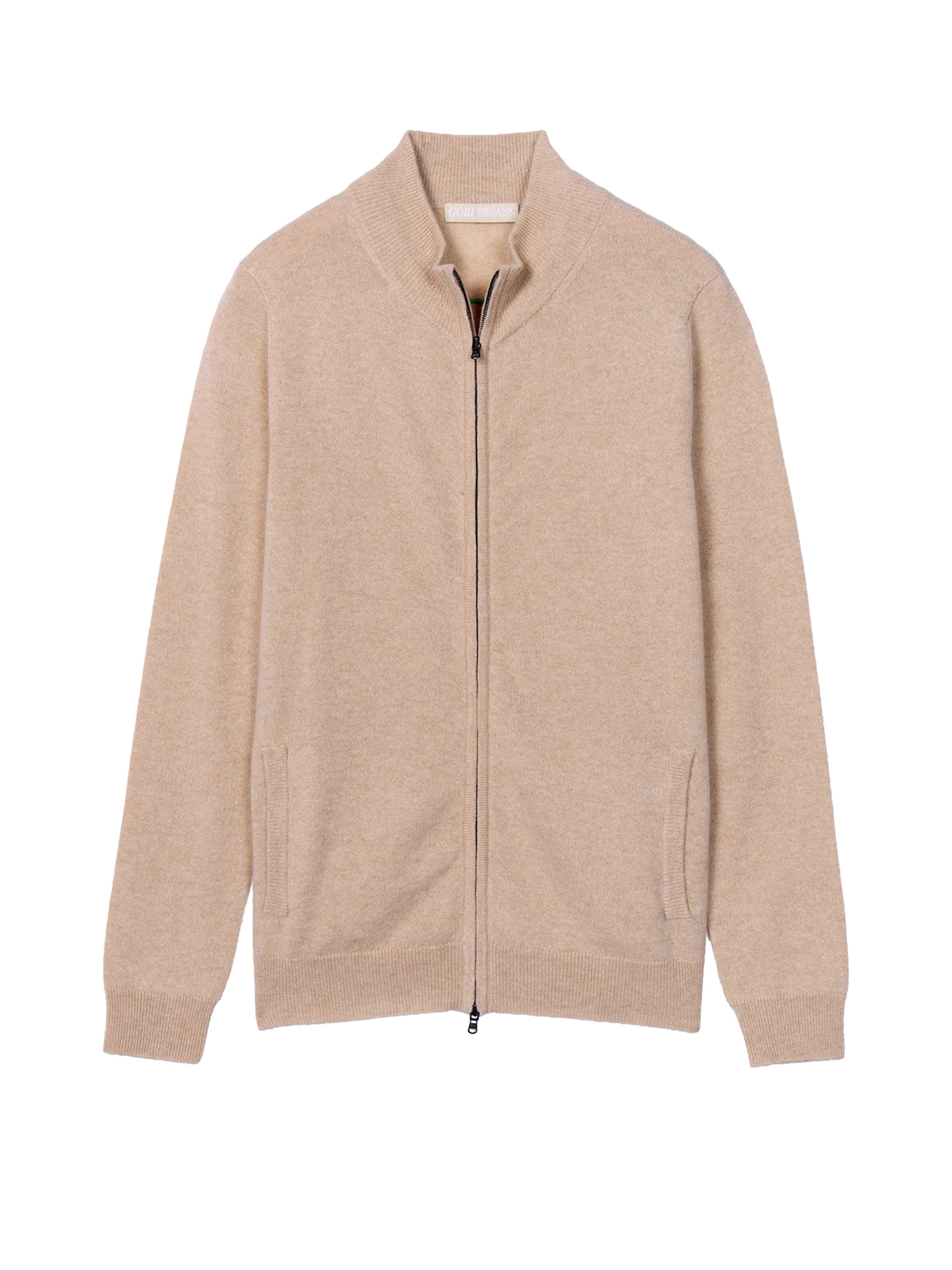 GOBI Cashmere Cárdigan 'Women's Essential Cashmere Full-Zip Cardigan' beige