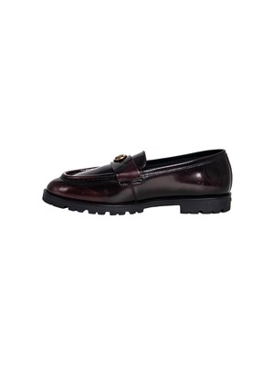 PINKO Mocasines 'PINKO NORA 07 MOCASSINO CALF LEATHER Scarpe'  burdeos
