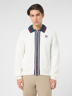 FILA Cárdigan 'CARRAIA regular zip through knit cardigan'  offwhite