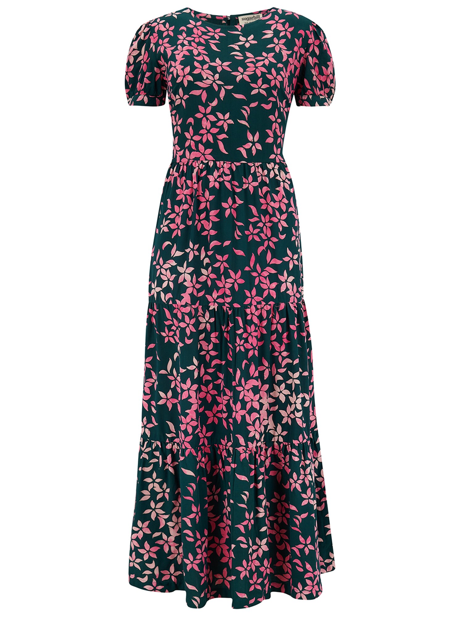 Sugarhill Brighton Vestido 'PORTIA BATIK'  petróleo / rosa