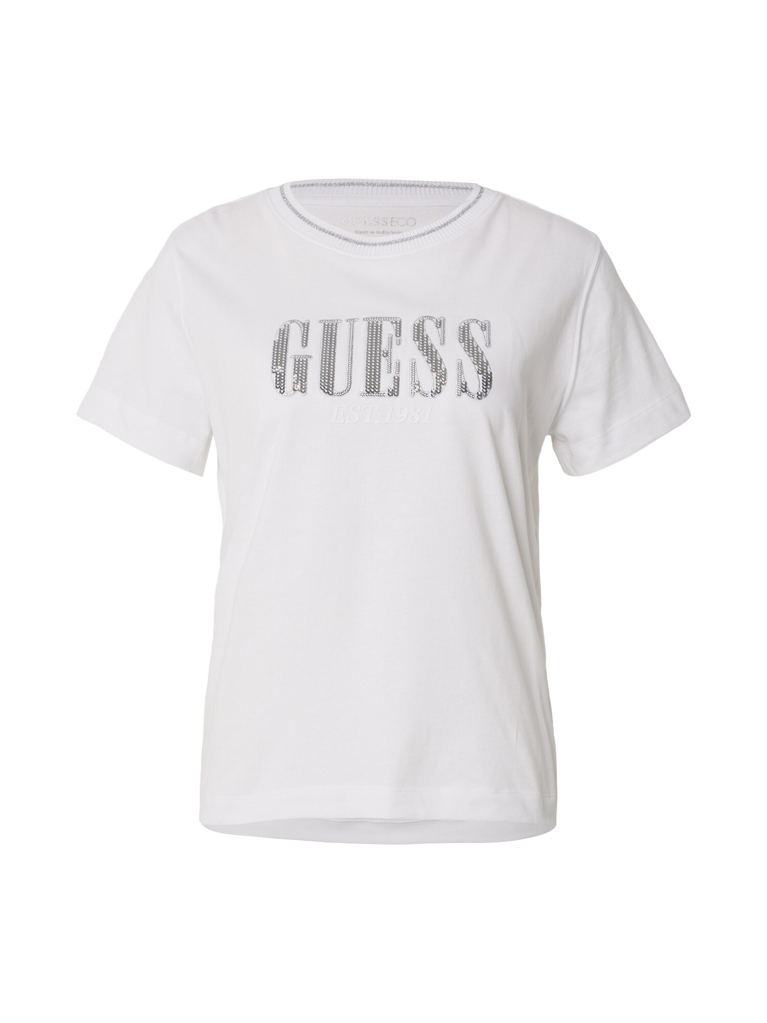GUESS Camiseta plata / blanco – imagen 21
