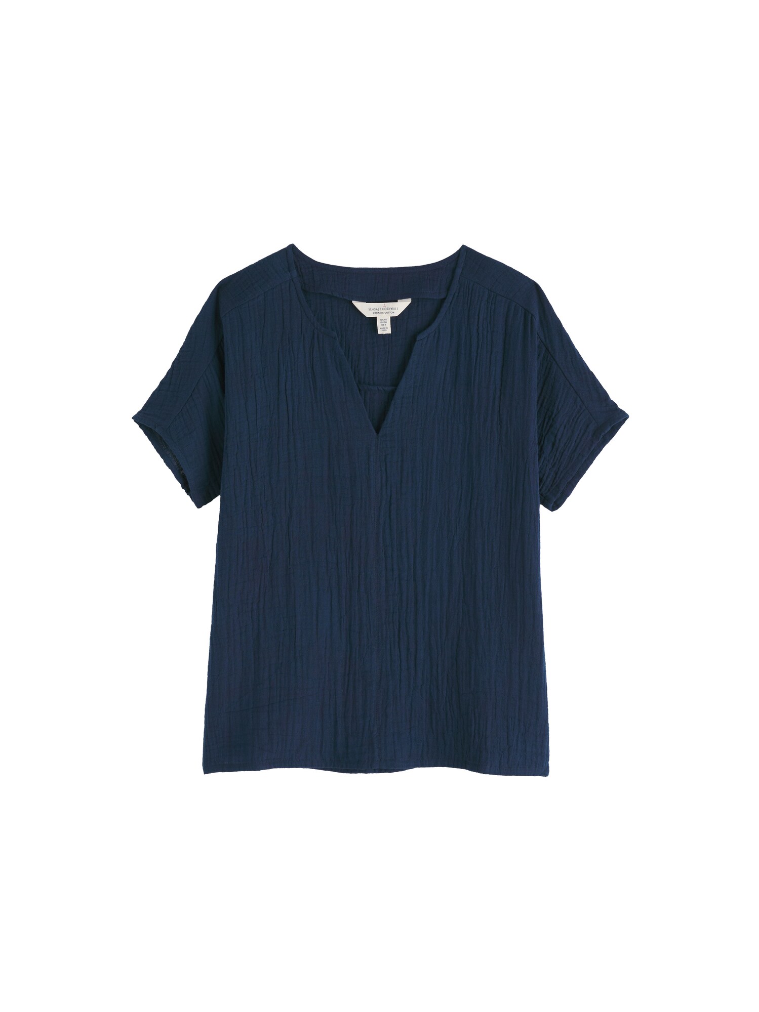 Seasalt Cornwall Blusa 'Landscape'  marino