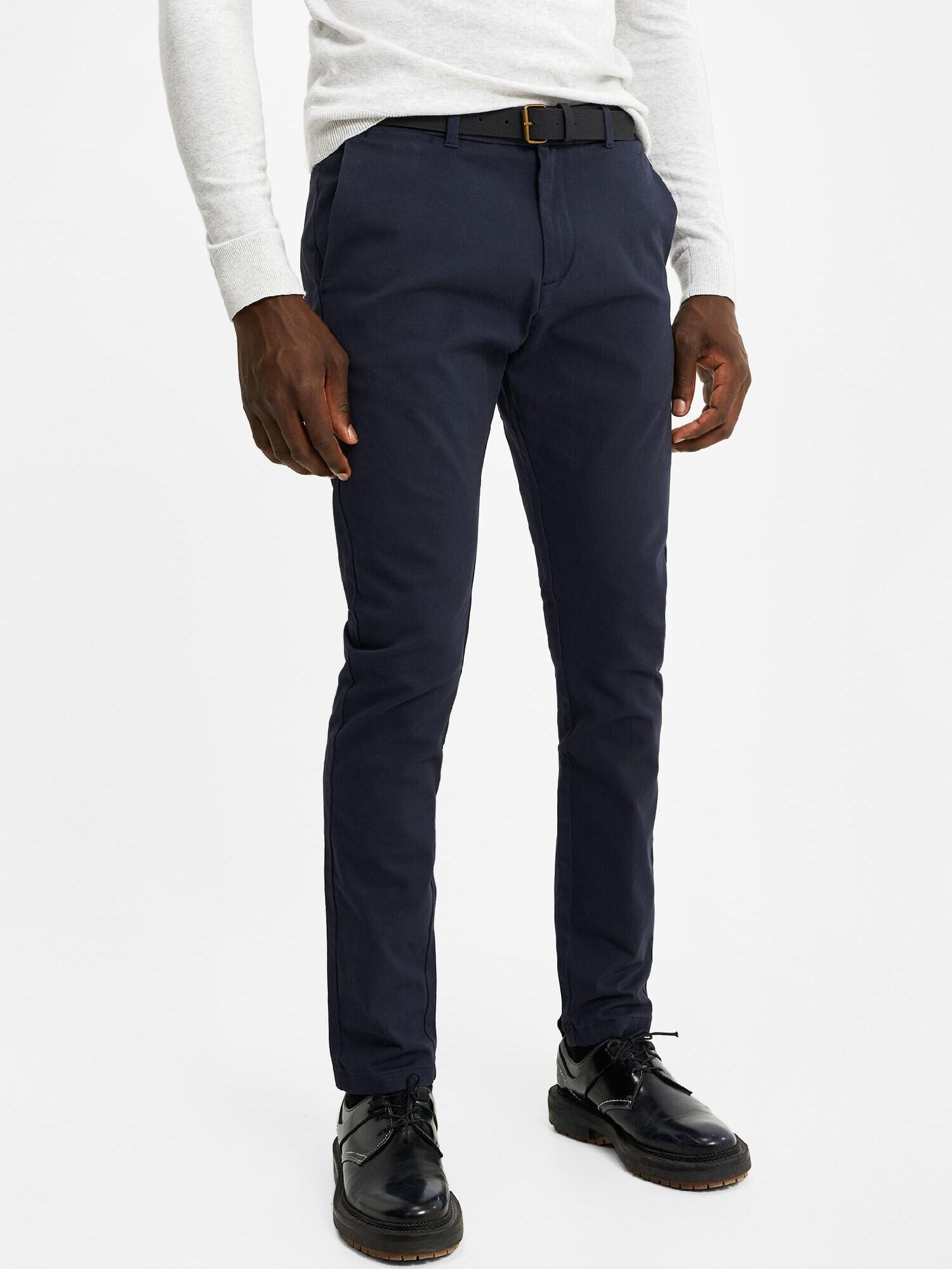 WE Fashion Chino nadrág  sötétkék termék 2. képe
