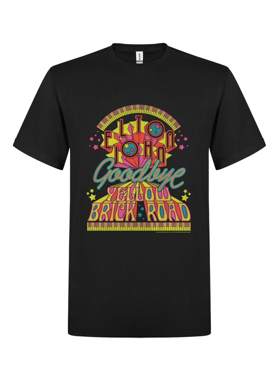 T-shirt 'Elton John Goodbuy Yellow Brick Road T-Shirt'