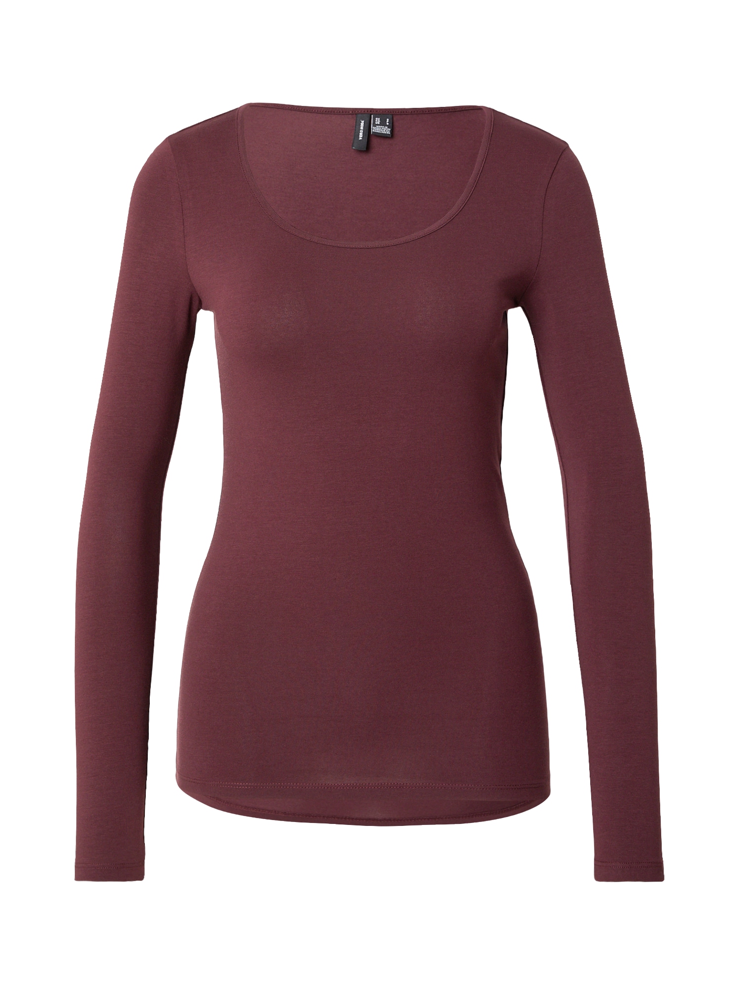 VERO MODA Tricou MAXI roșu vin