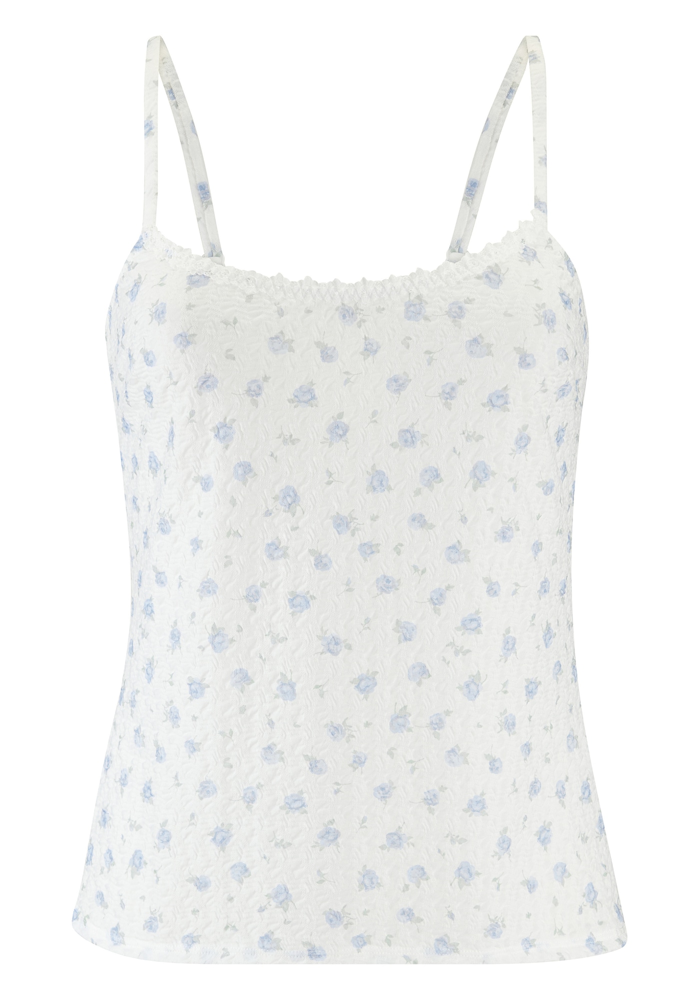 VIVANCE by LASCANA Top albastru violet / alb