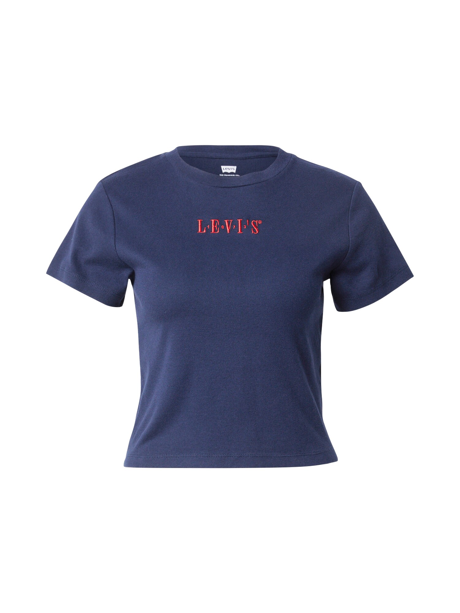 LEVIS ® Tricou ESSENTIAL  albastru închis / sângeriu
