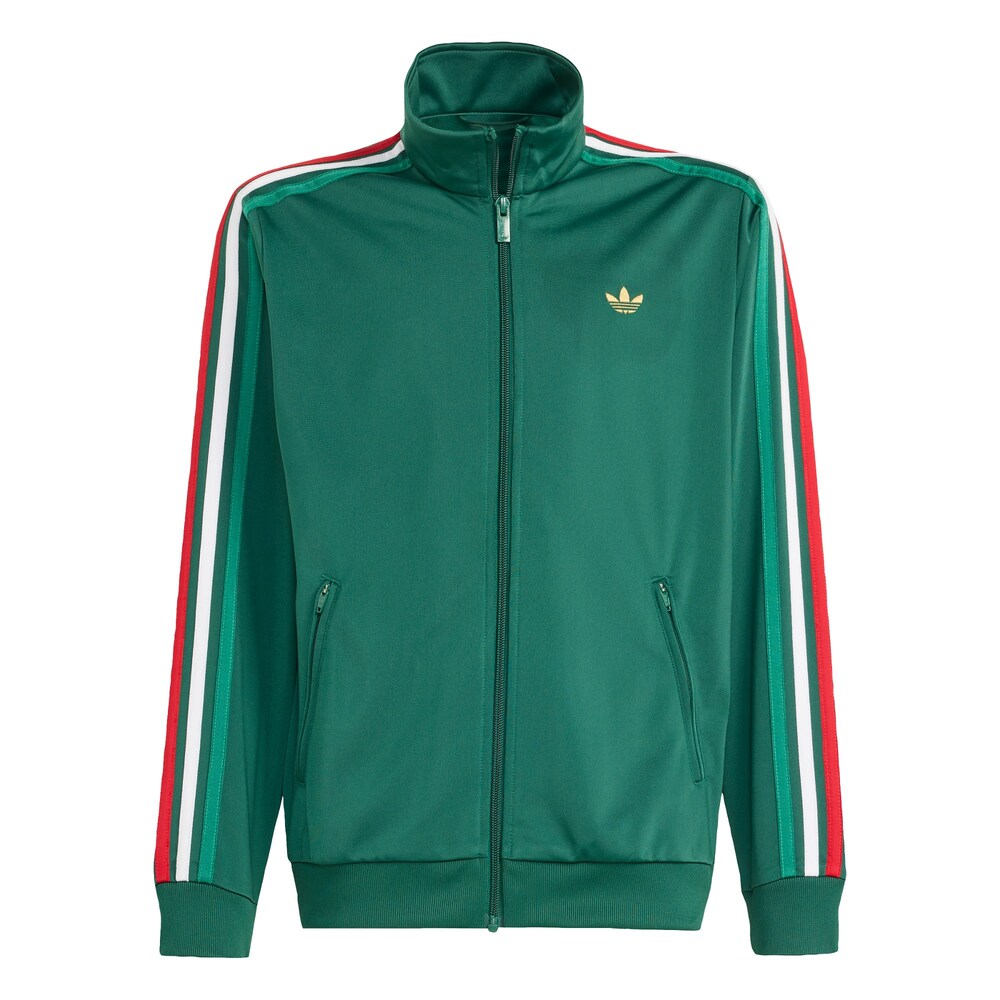 ADIDAS ORIGINALS Sweatjacke 'Firebird' Jungen Größe 128 smaragd / rot / weiß