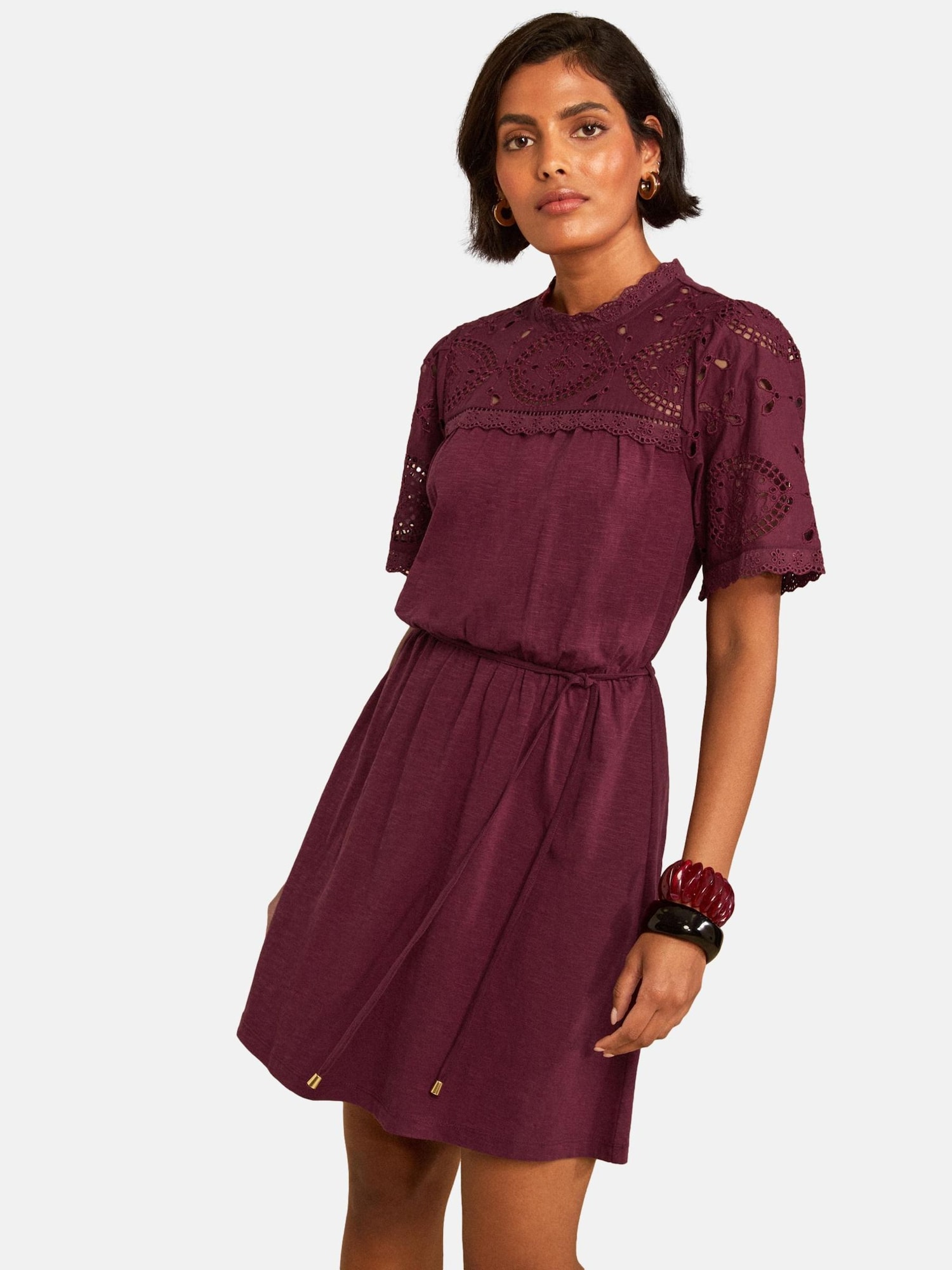 love & roses Rochie de vară roșu burgundy