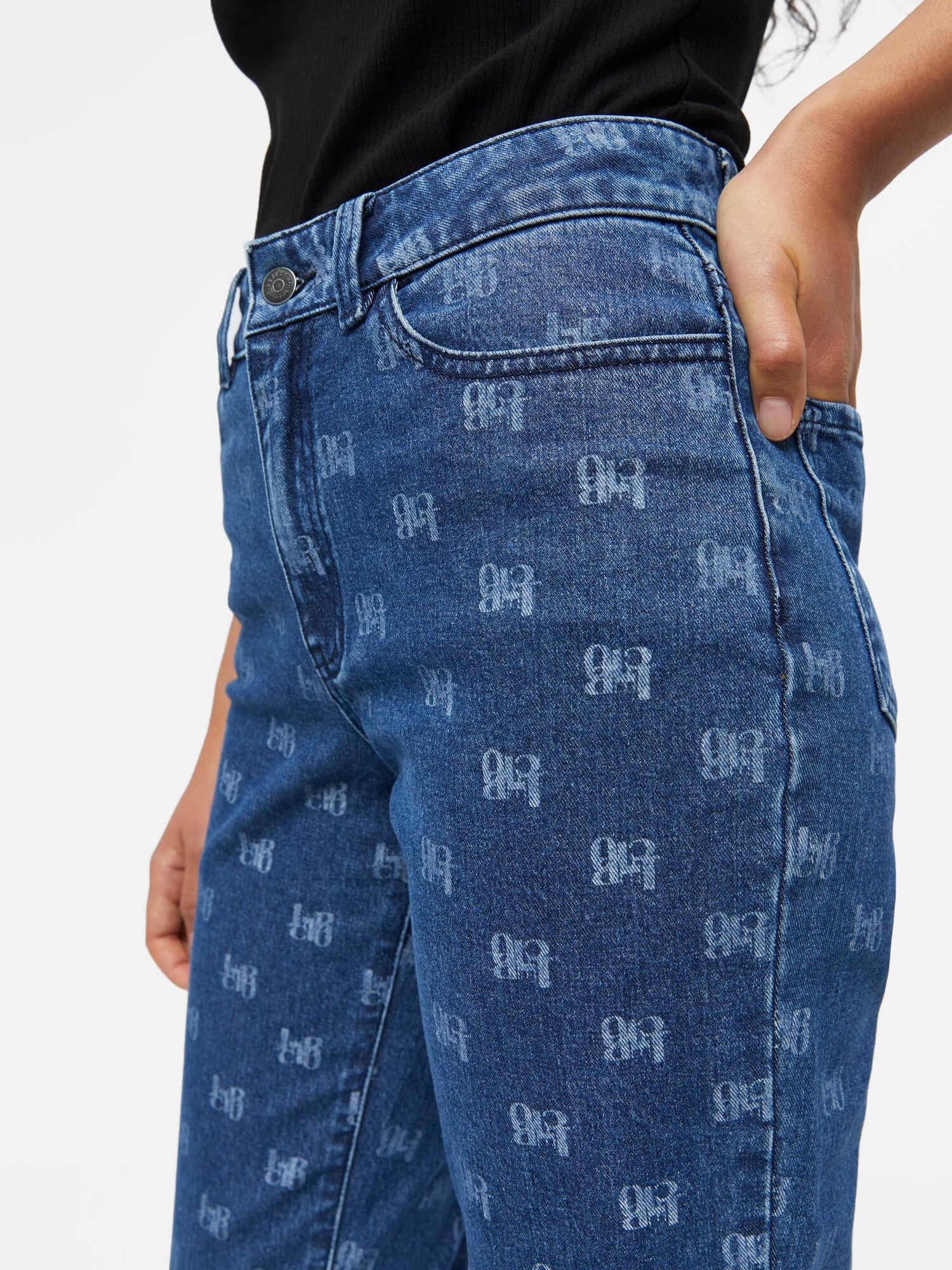 OBJECT Džínsy modrá denim / svetlomodrá (obrázok 6)