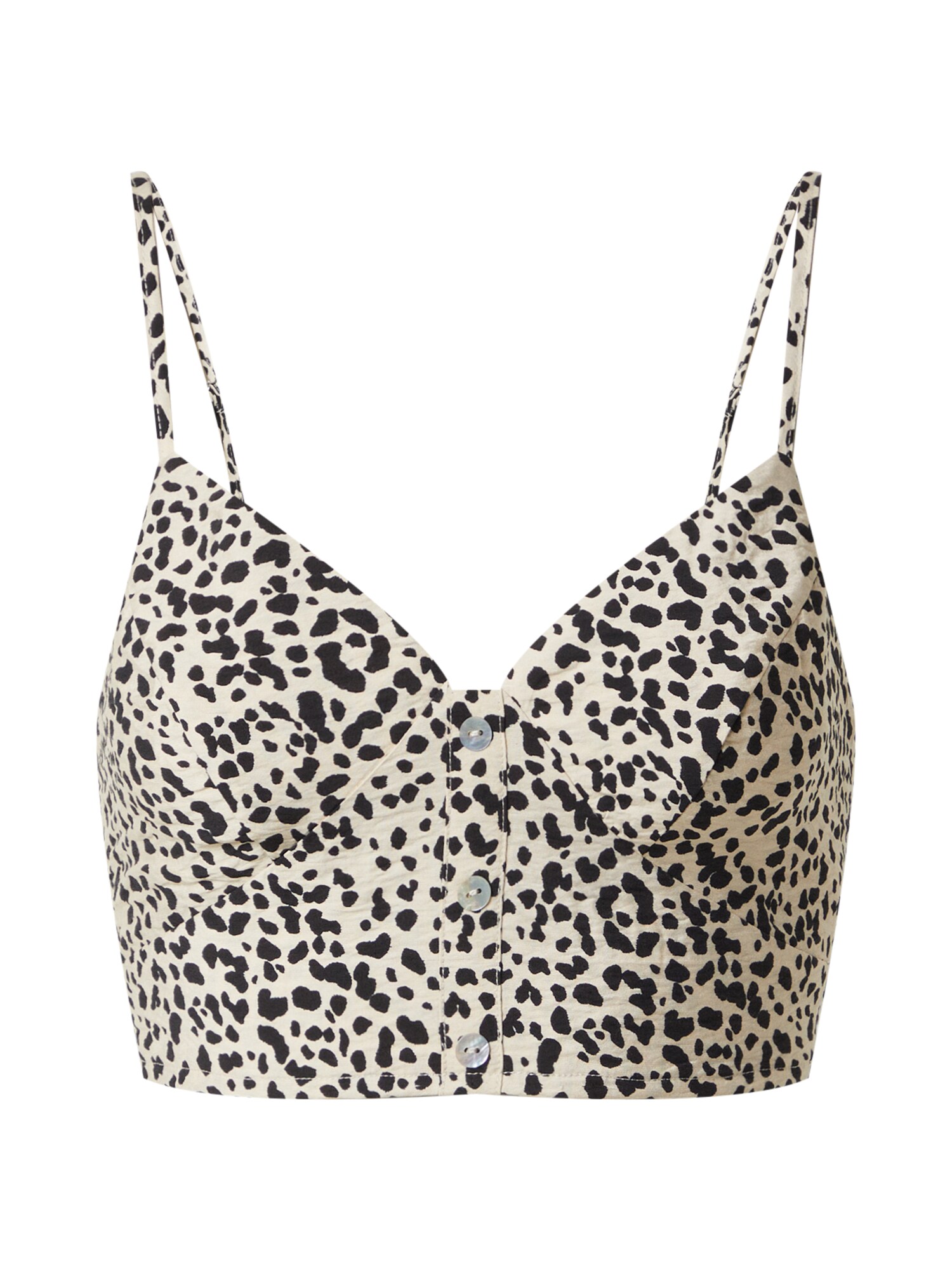 EDITED Top Ennie  bej / negru