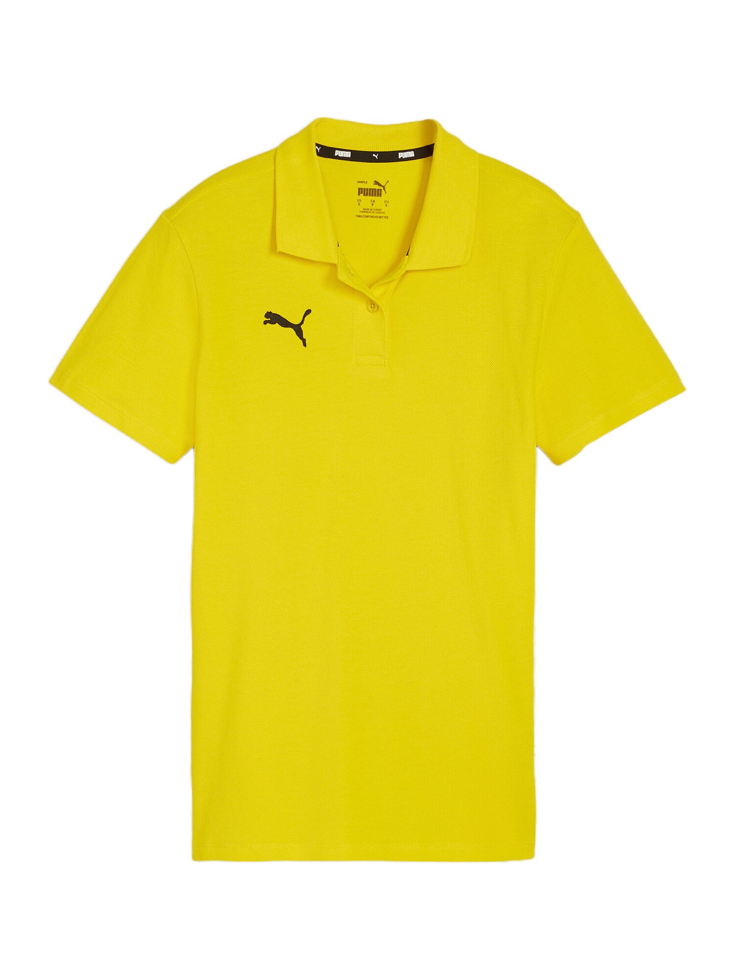 PUMA Tricou funcțional TeamGoal  galben citron / negru