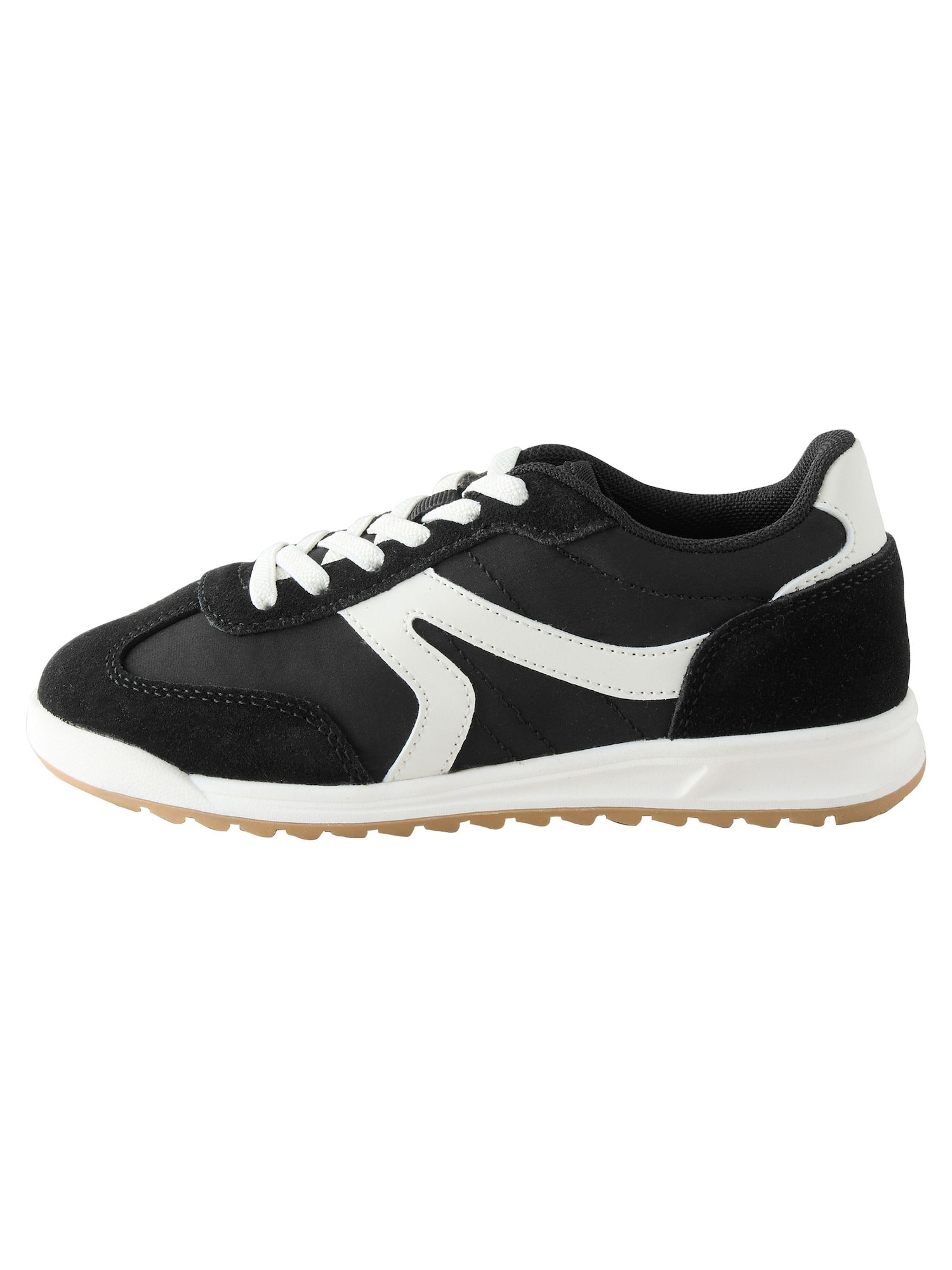 Next Sneaker  negru / alb