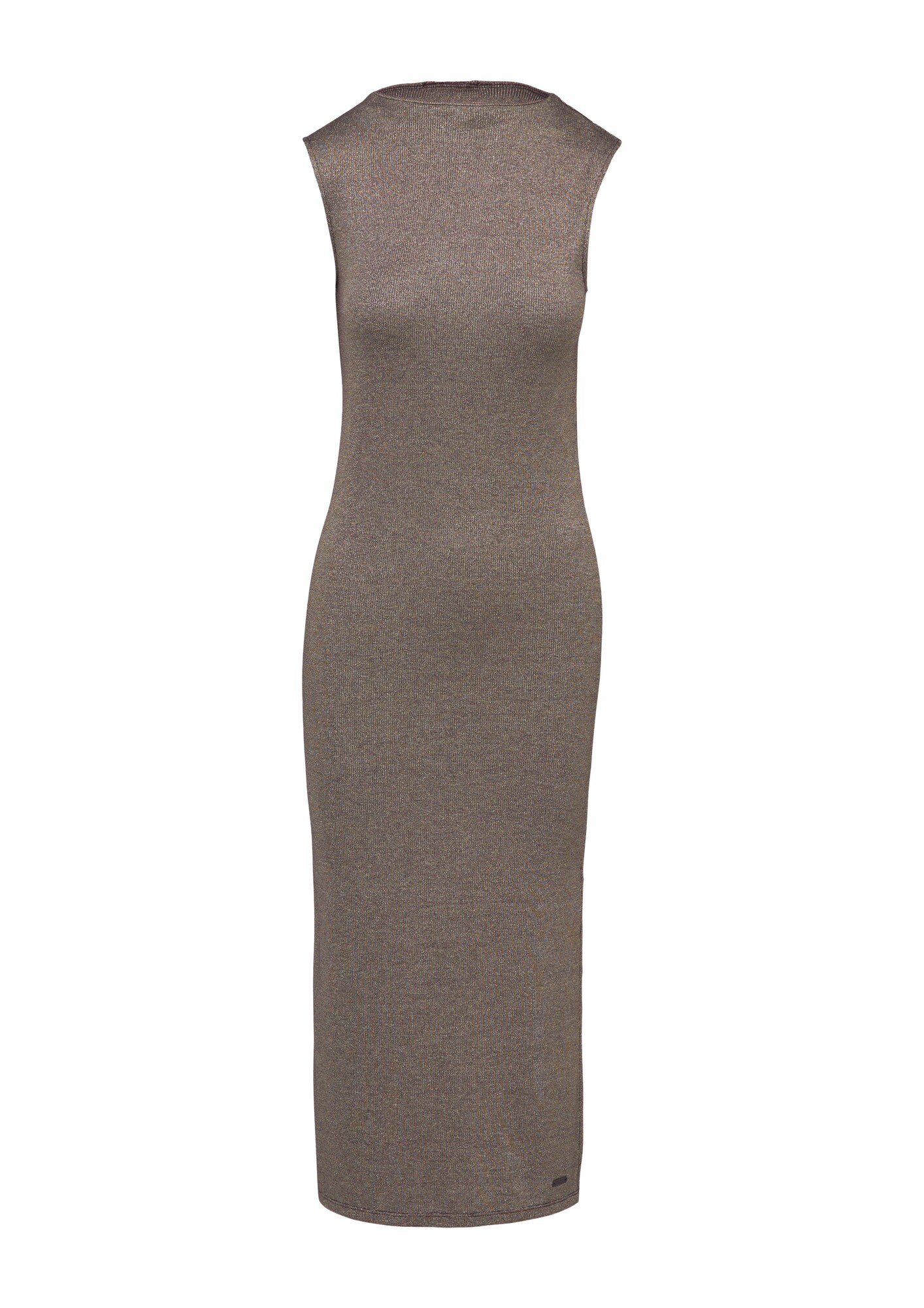Qs Jurk Beige Gemêleerd