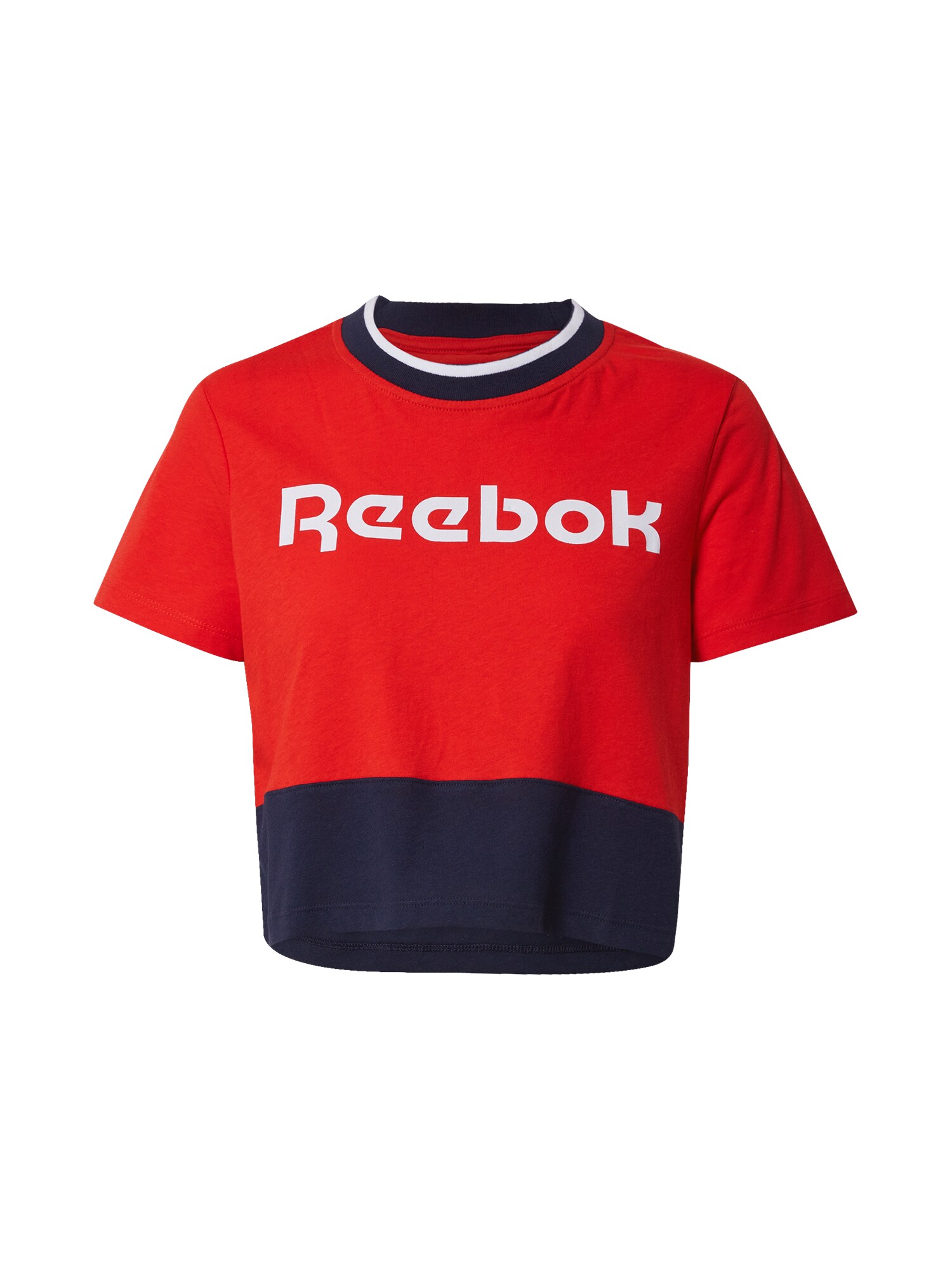 REEBOK Sportiniai marškinėliai  raudona / nakties mėlyna