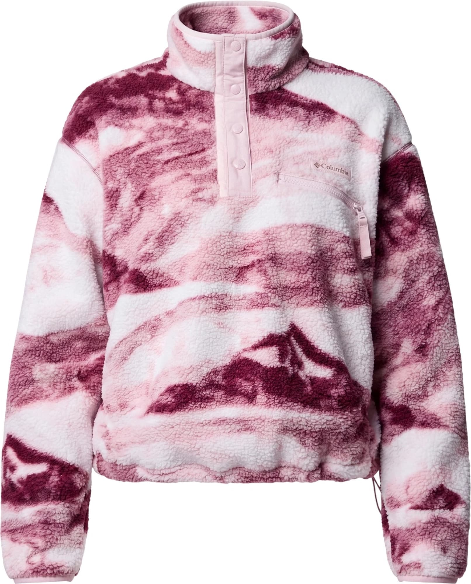 COLUMBIA Jersey deportivo 'Helvetia II' malva / rosa / blanco