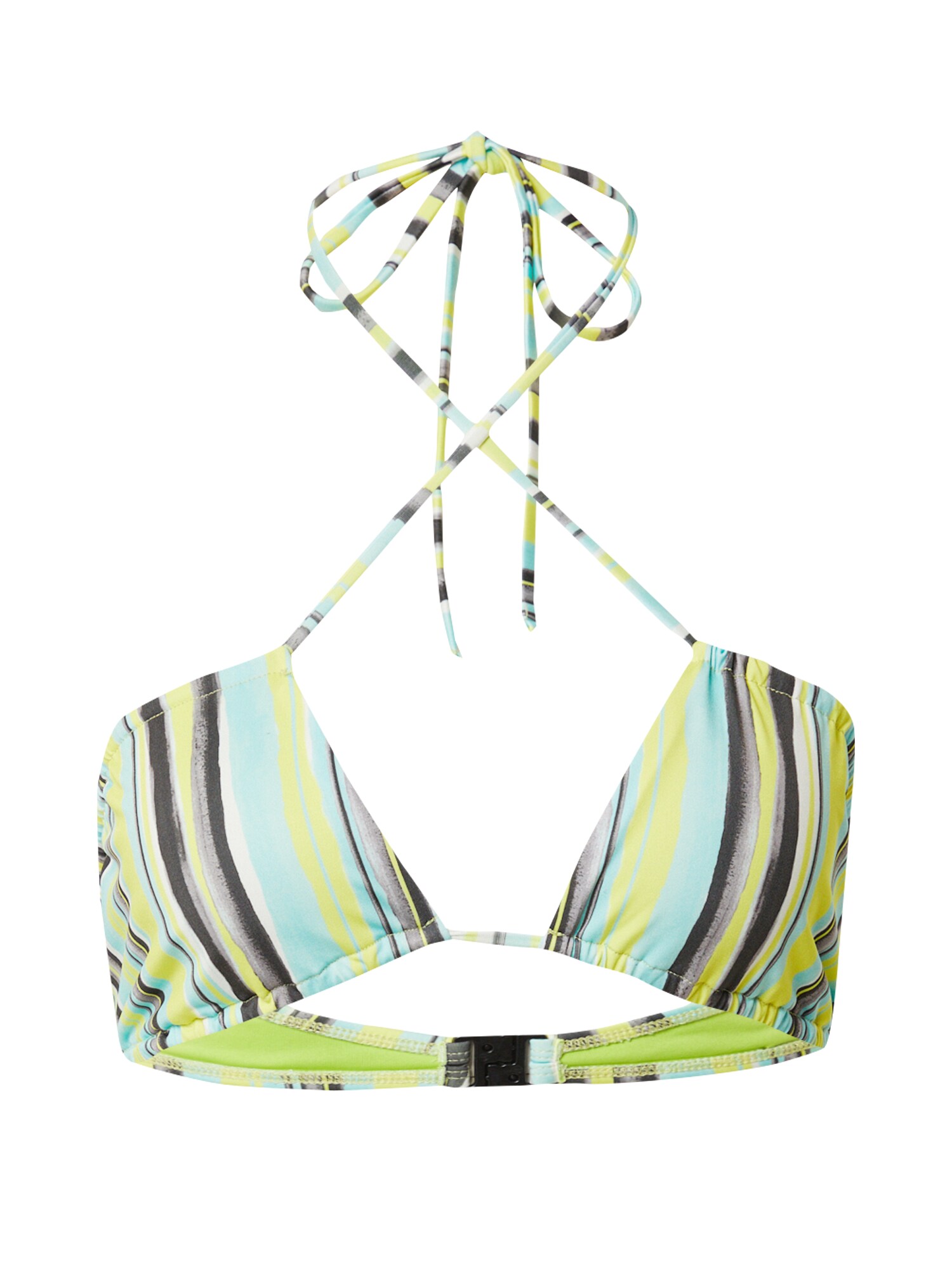 River Island Bikinový top  svetlomodrá / trstinová / čierna / biela