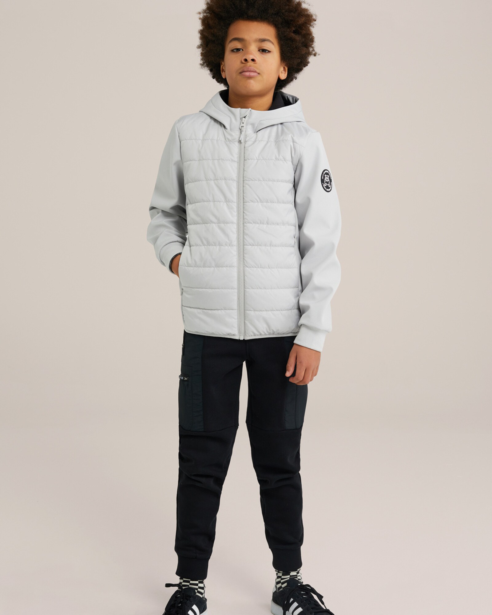 WE Fashion Átmeneti dzseki  világosszürke termék 2. képe