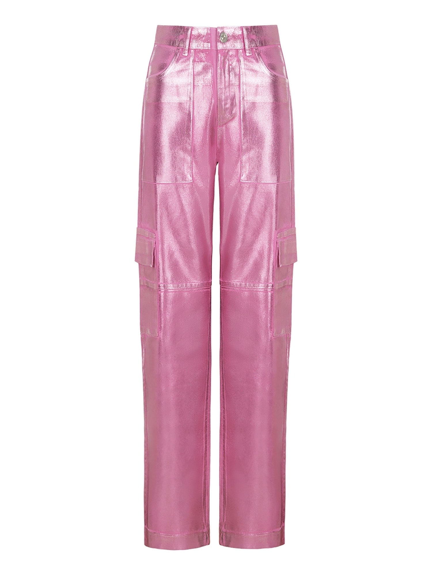 NOCTURNE Darbinio stiliaus džinsai rožinė
