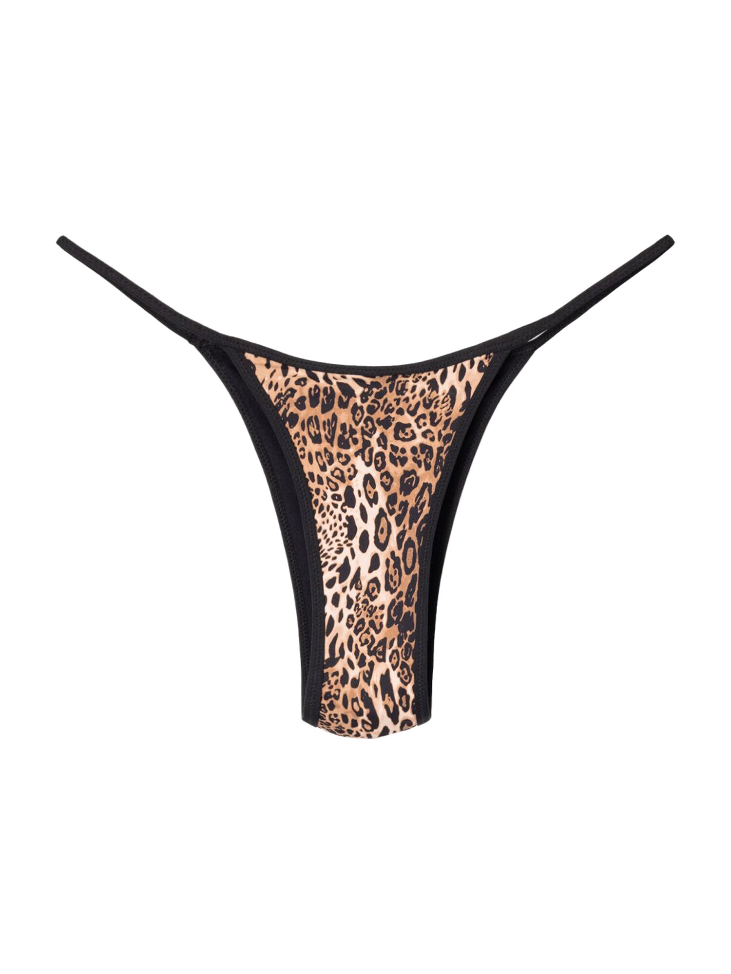 Bershka Bikini nadrágok  bézs / barna / fekete akciós termékkép 1