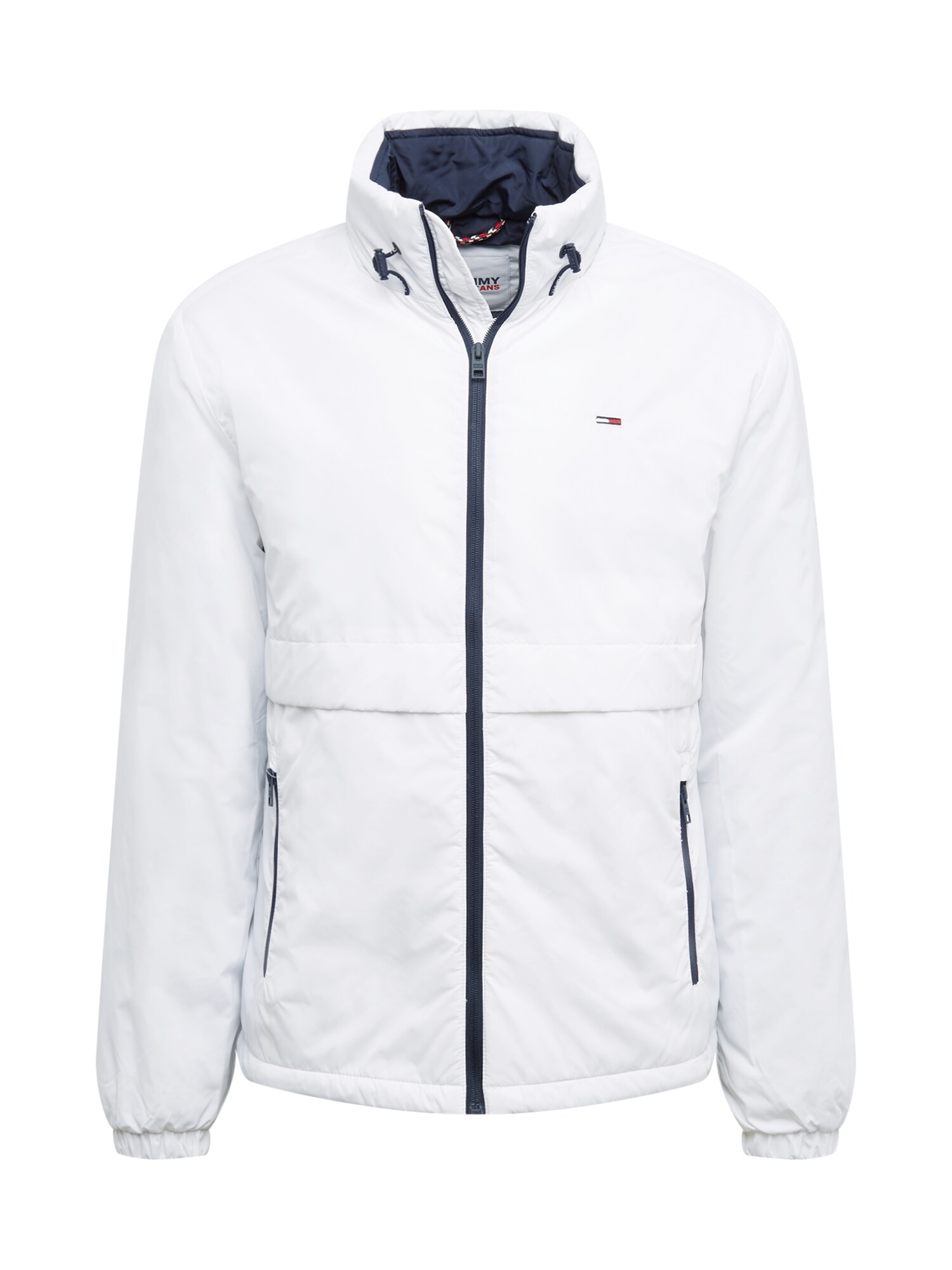 Tommy Jeans Demisezoninė striukė 'YOKE'  balta
