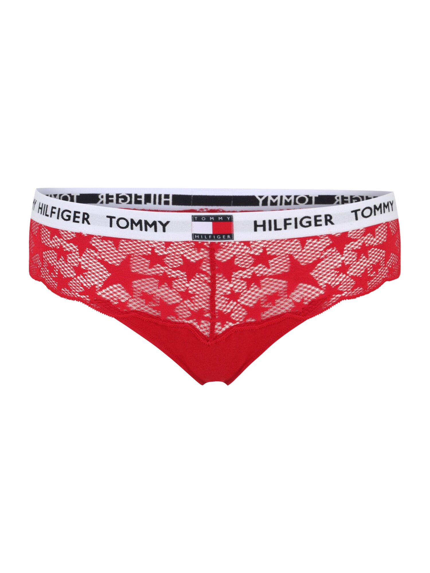 Tommy Hilfiger Underwear Plus Siaurikės raudona / balta / juoda