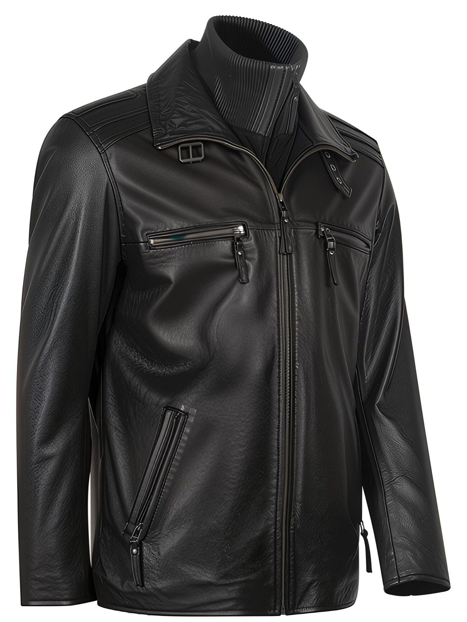CYCAS D'OR Chaqueta de entretiempo 'FLEX PARKA - 2 IN 1'  negro