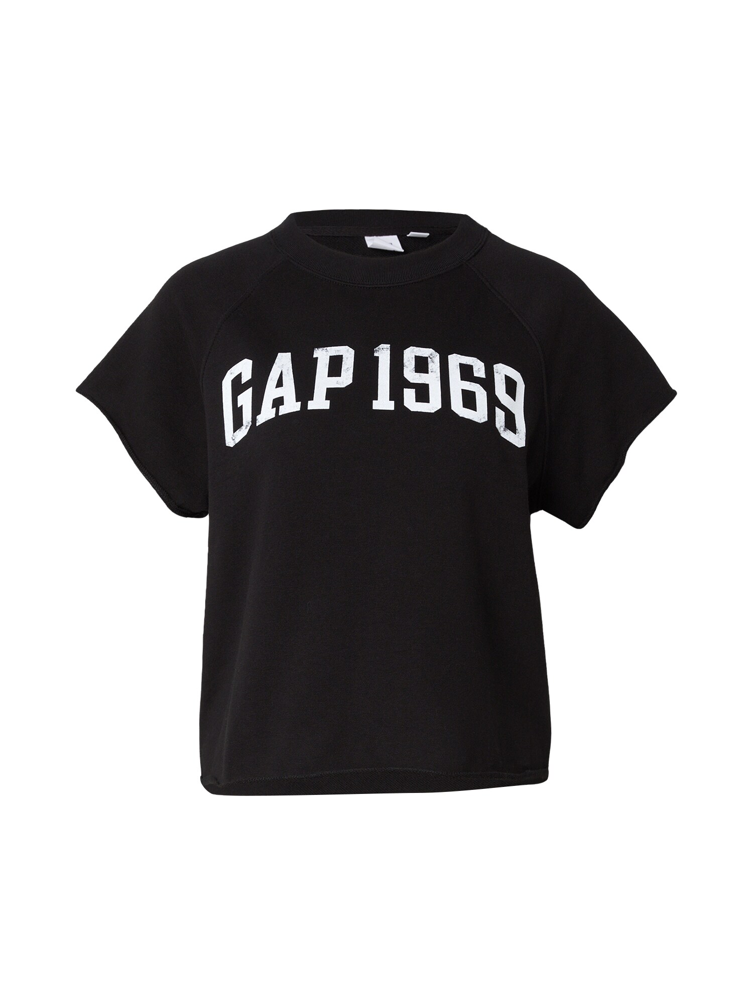 GAP Bluză de molton negru / alb