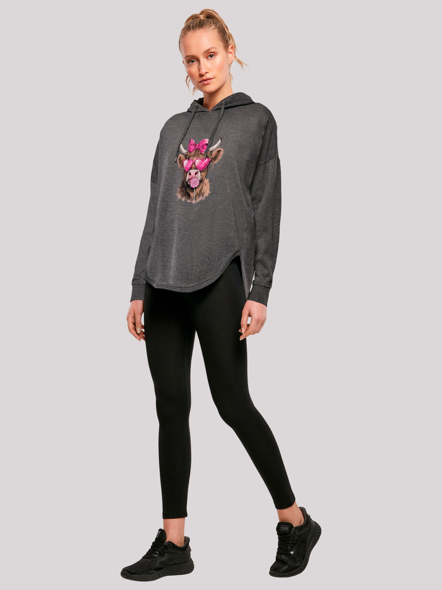 Thumbnail - Sweatshirt 'Highland Cow Valentinstag Sonnenbrille'