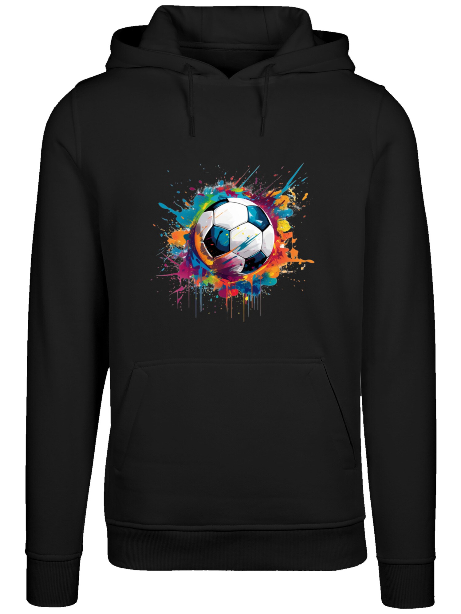 Thumbnail - F4NT4STIC Hoodie Bunte Fußball Grafik