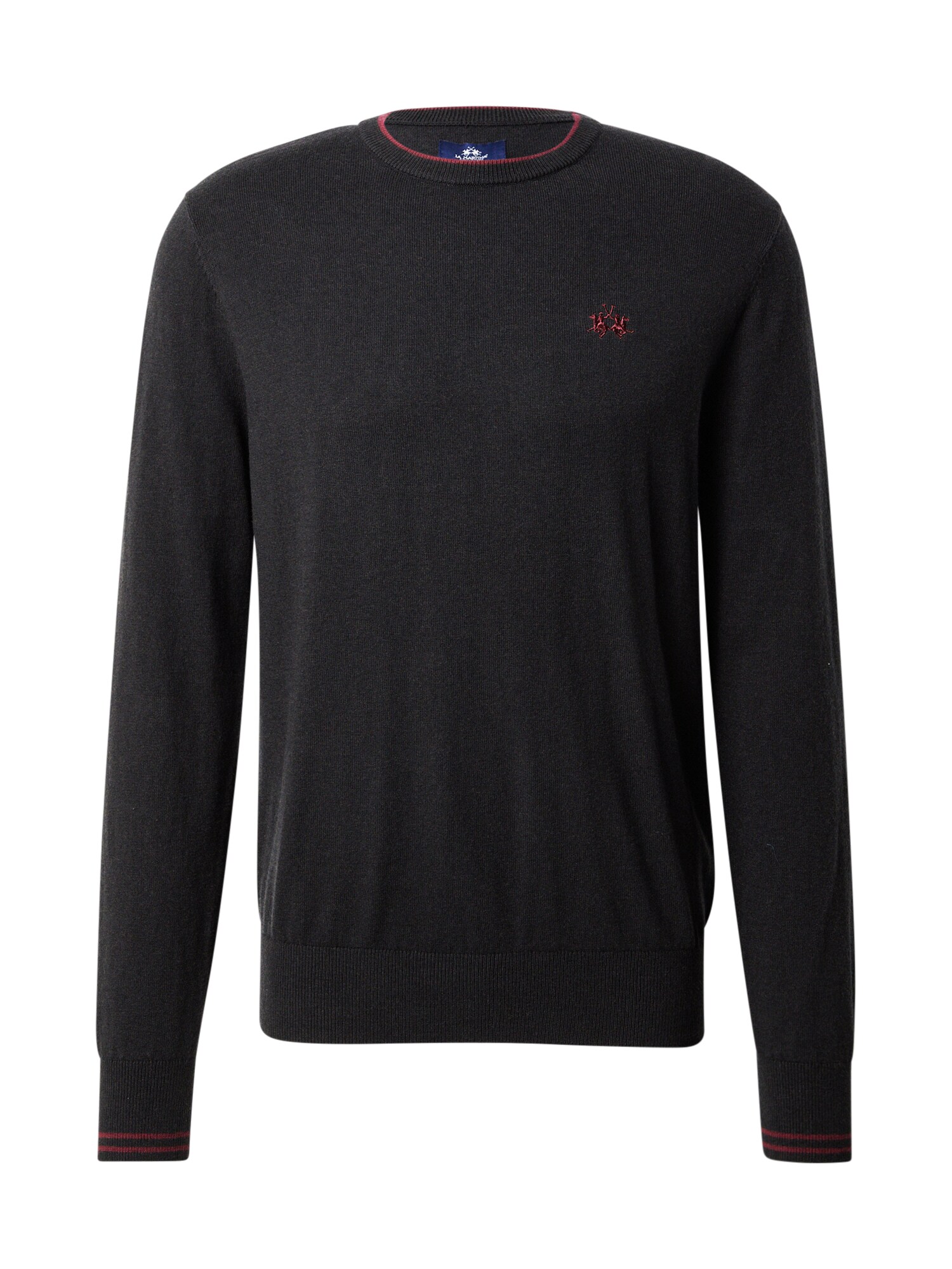 La Martina Pulover  roșu vin / negru