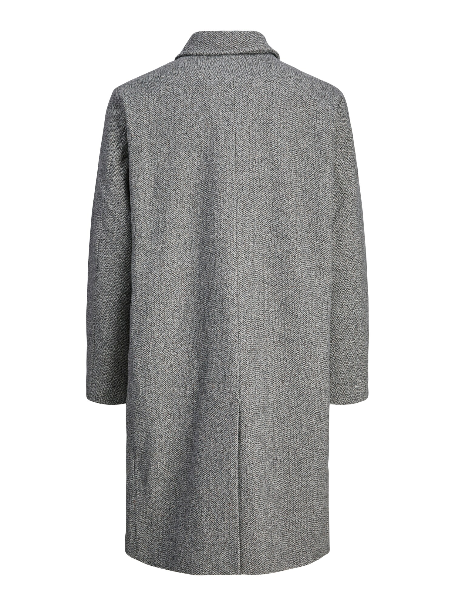 JACK & JONES Prechodný kabát 'JORNorrebro' čokoládová / sivá melírovaná (obrázok 3)