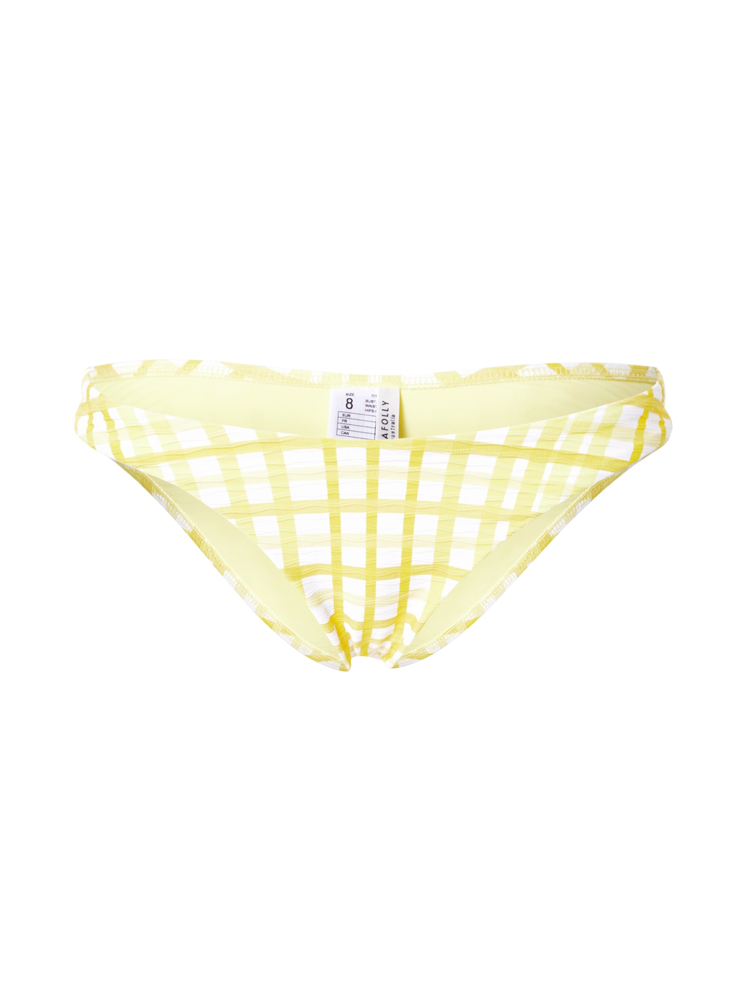 Seafolly Bikini apakšdaļa citronkrāsas / gaiši dzeltens / balts