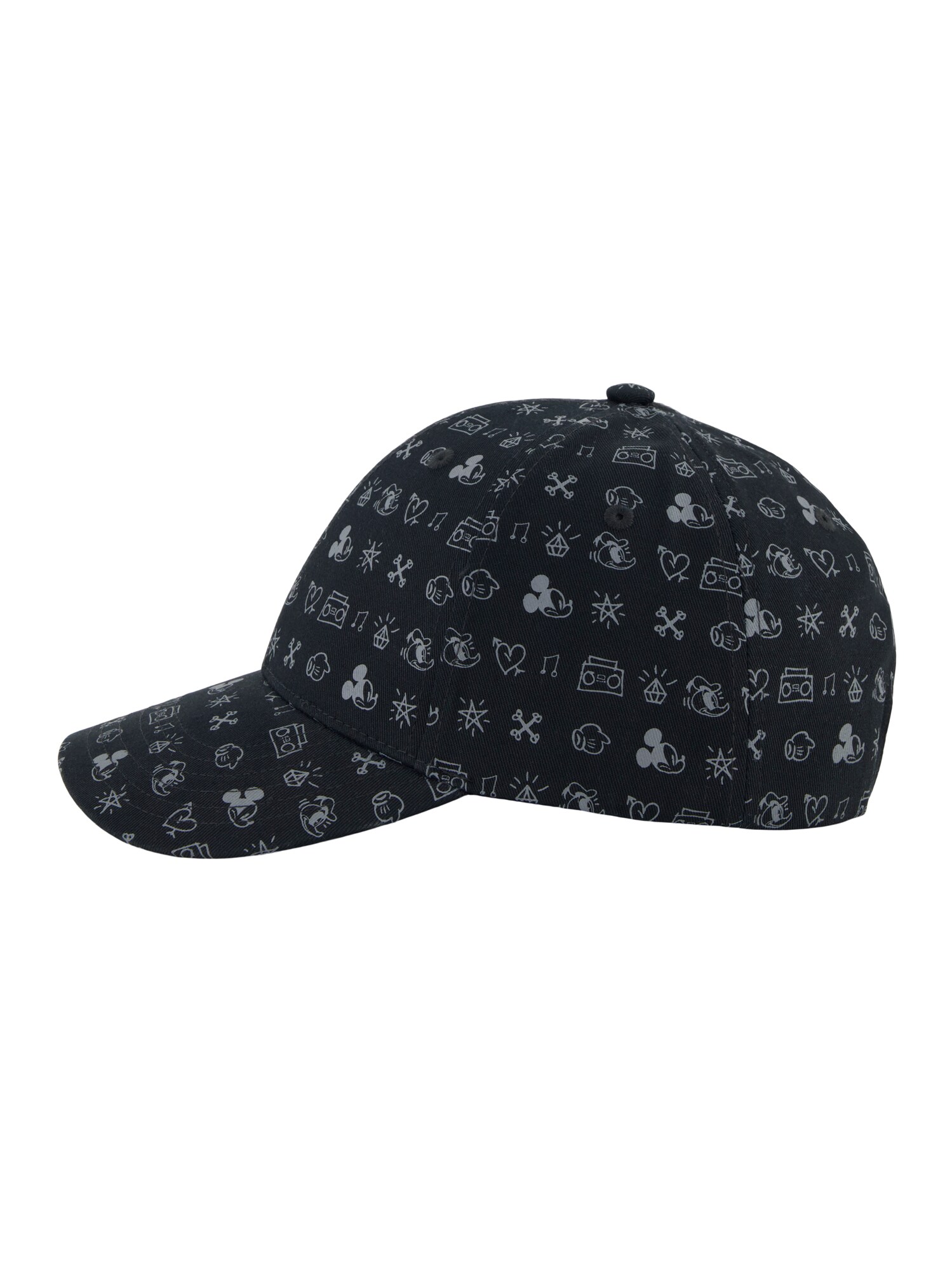 DISNEY Sombrero 'Mickey-Mouse' gris / negro – imagen 2