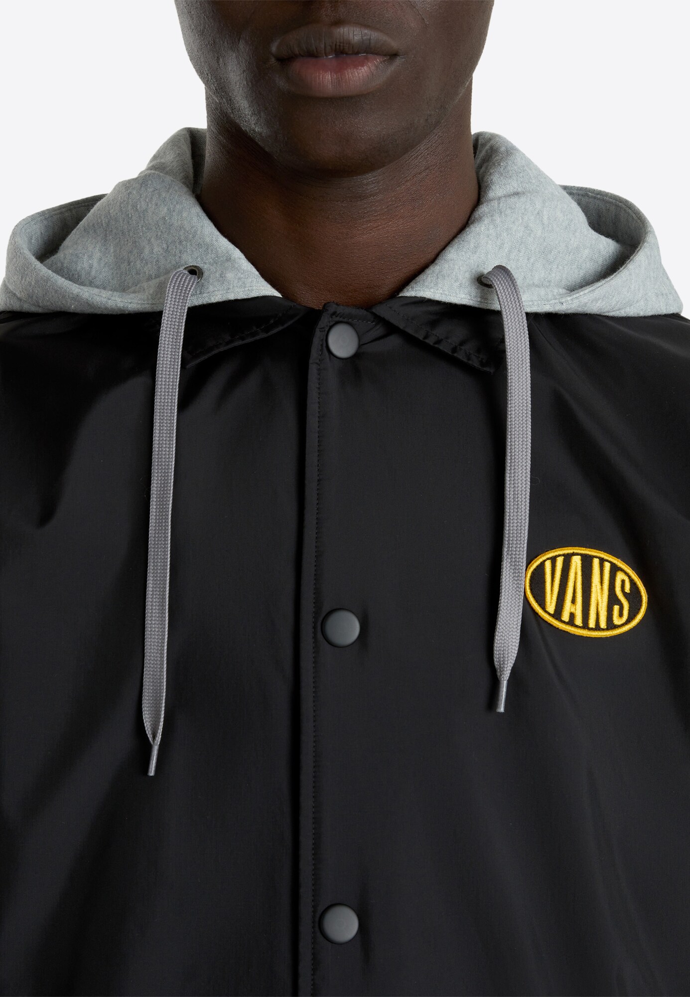 VANS Átmeneti dzseki 'Riley II Coach'  sárga / világosszürke / fekete termék 2. képe
