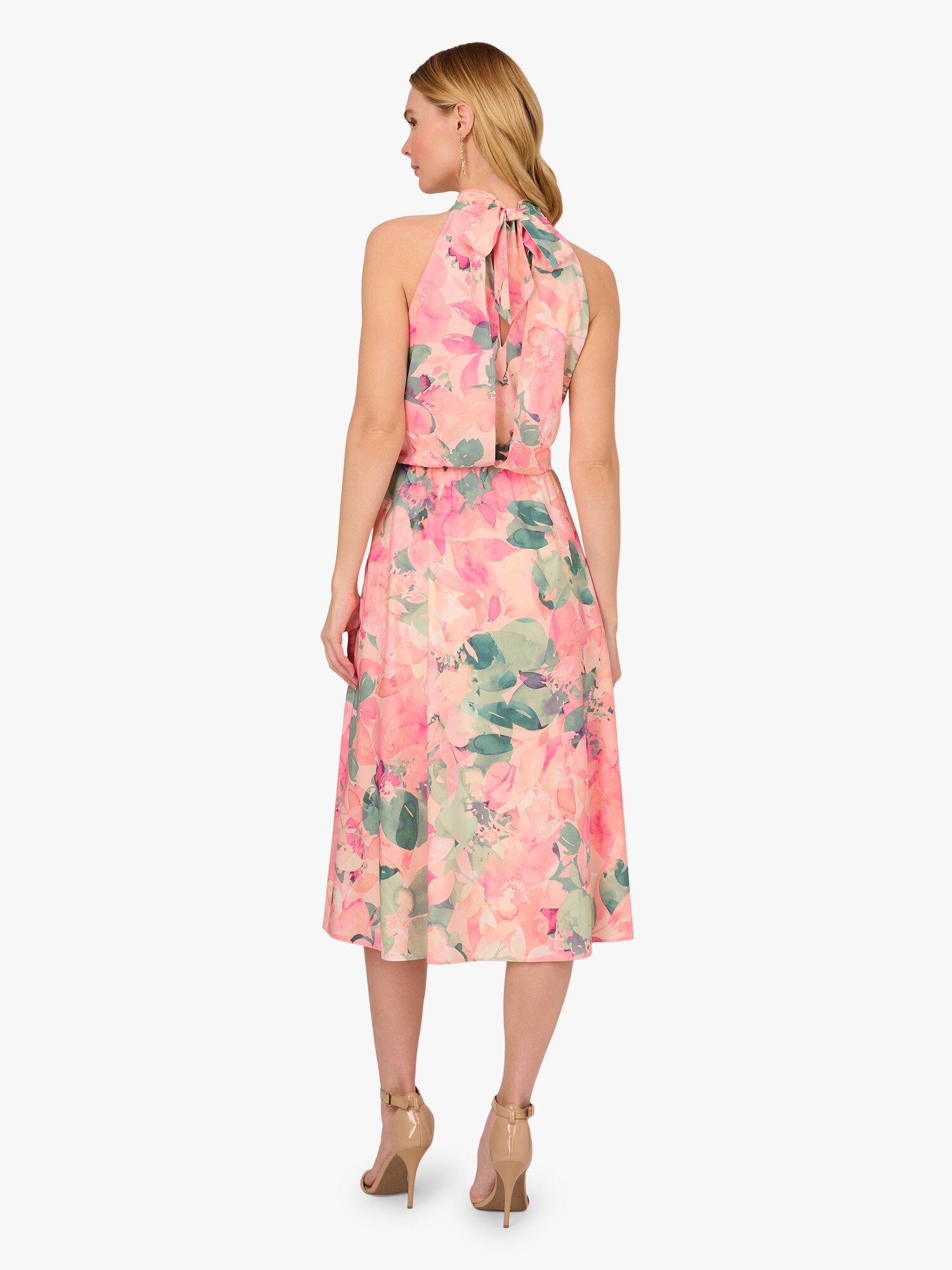 Thumbnail - Adrianna Papell Sommerkleid Printed Midi Dress