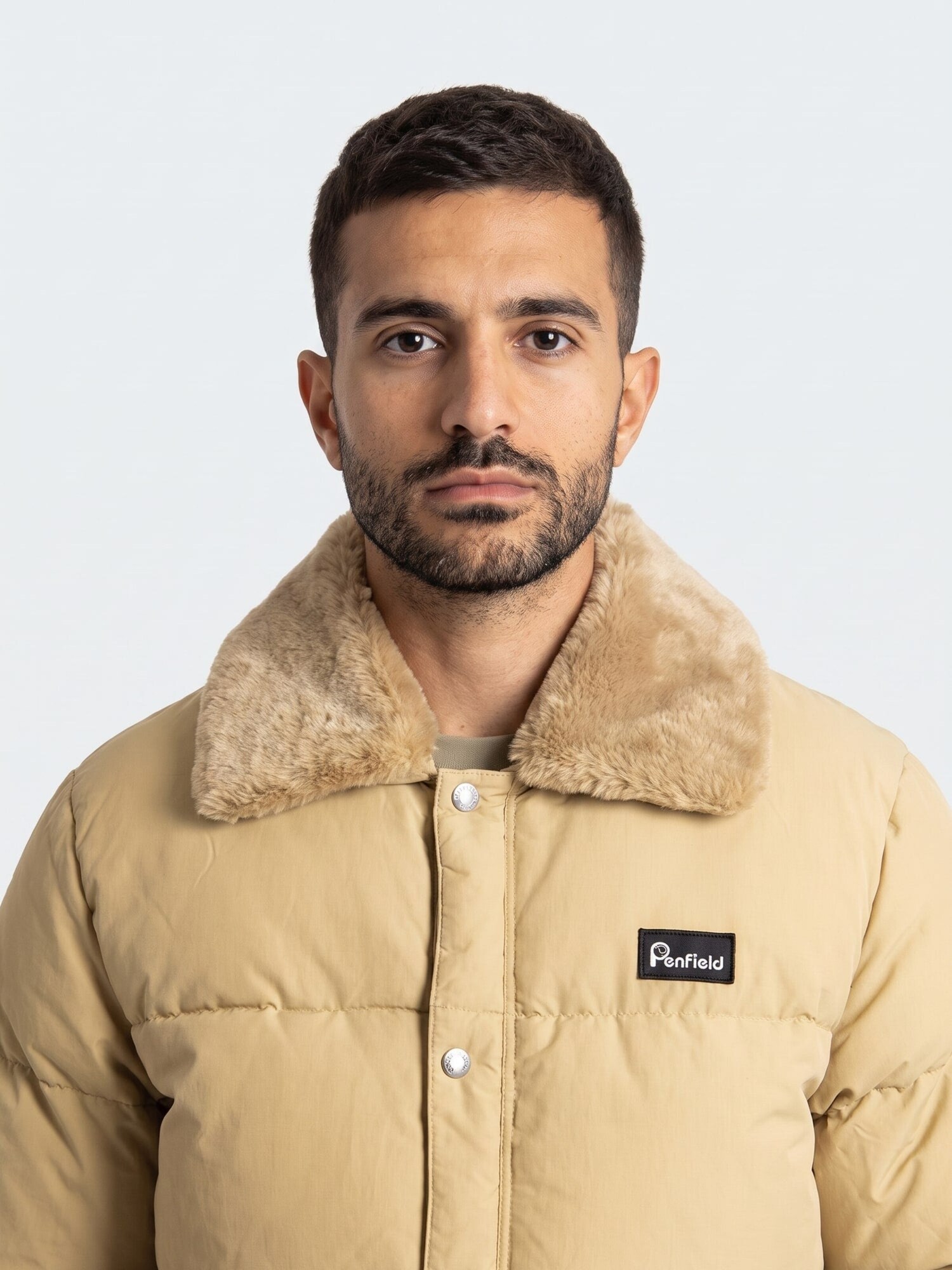 PENFIELD Giacca di mezza stagione 'Archive Padded Bomber Star Fish' beige