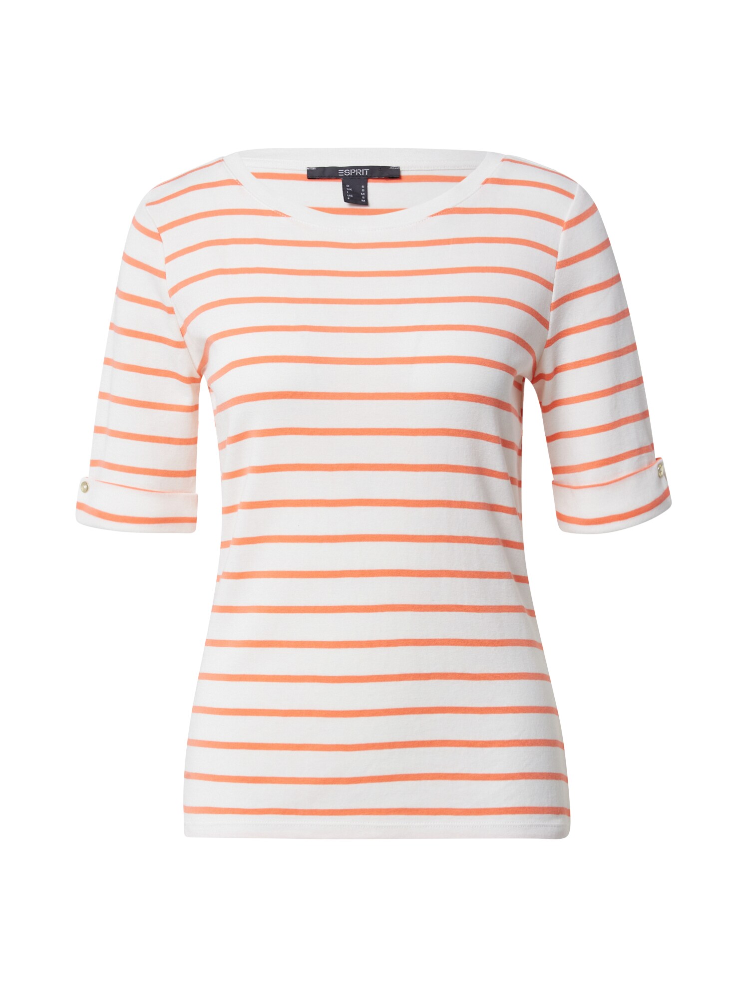Esprit Collection Marškinėliai balkšva / oranžinė